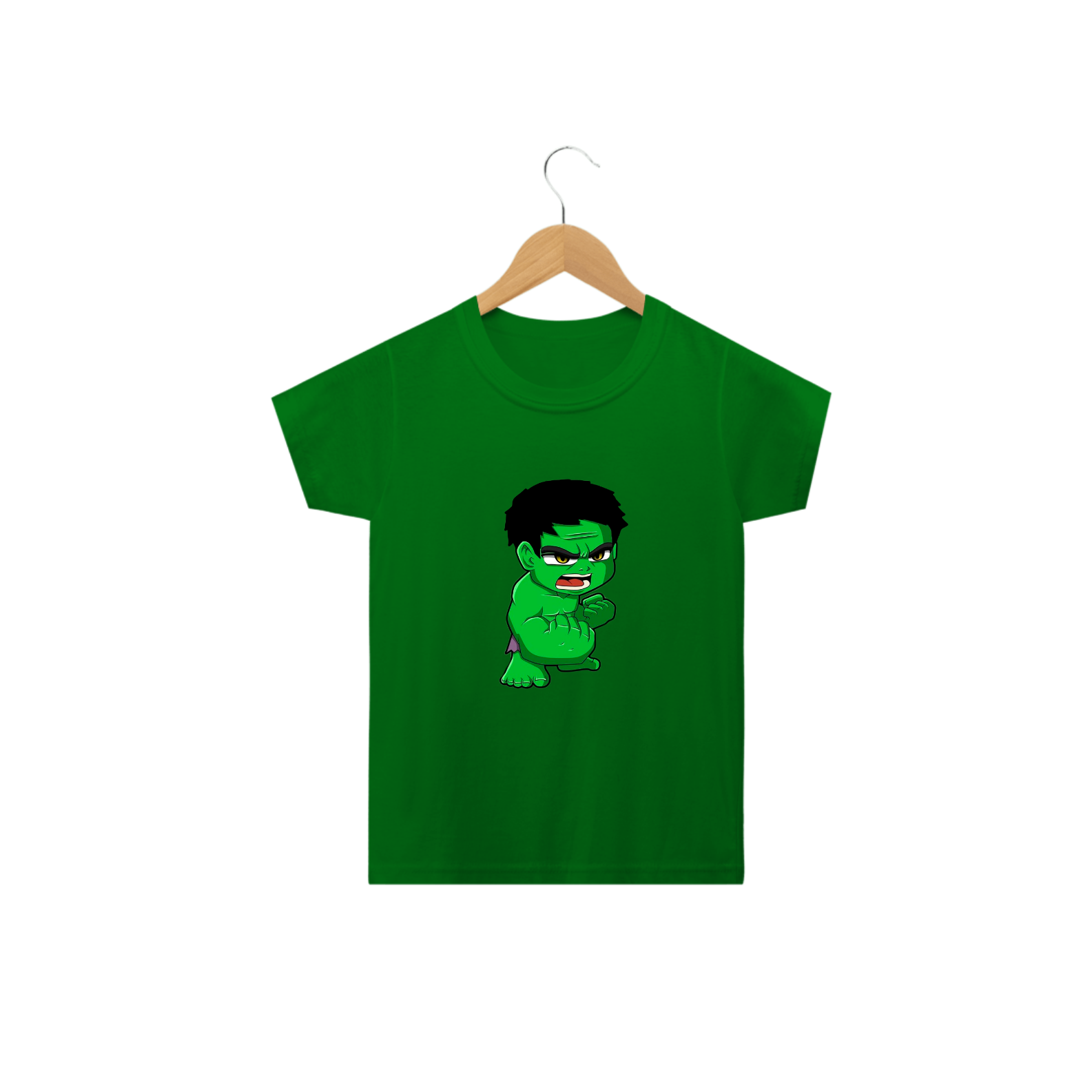 Nome do produto: Camiseta Kid INCRÍVEL HULK