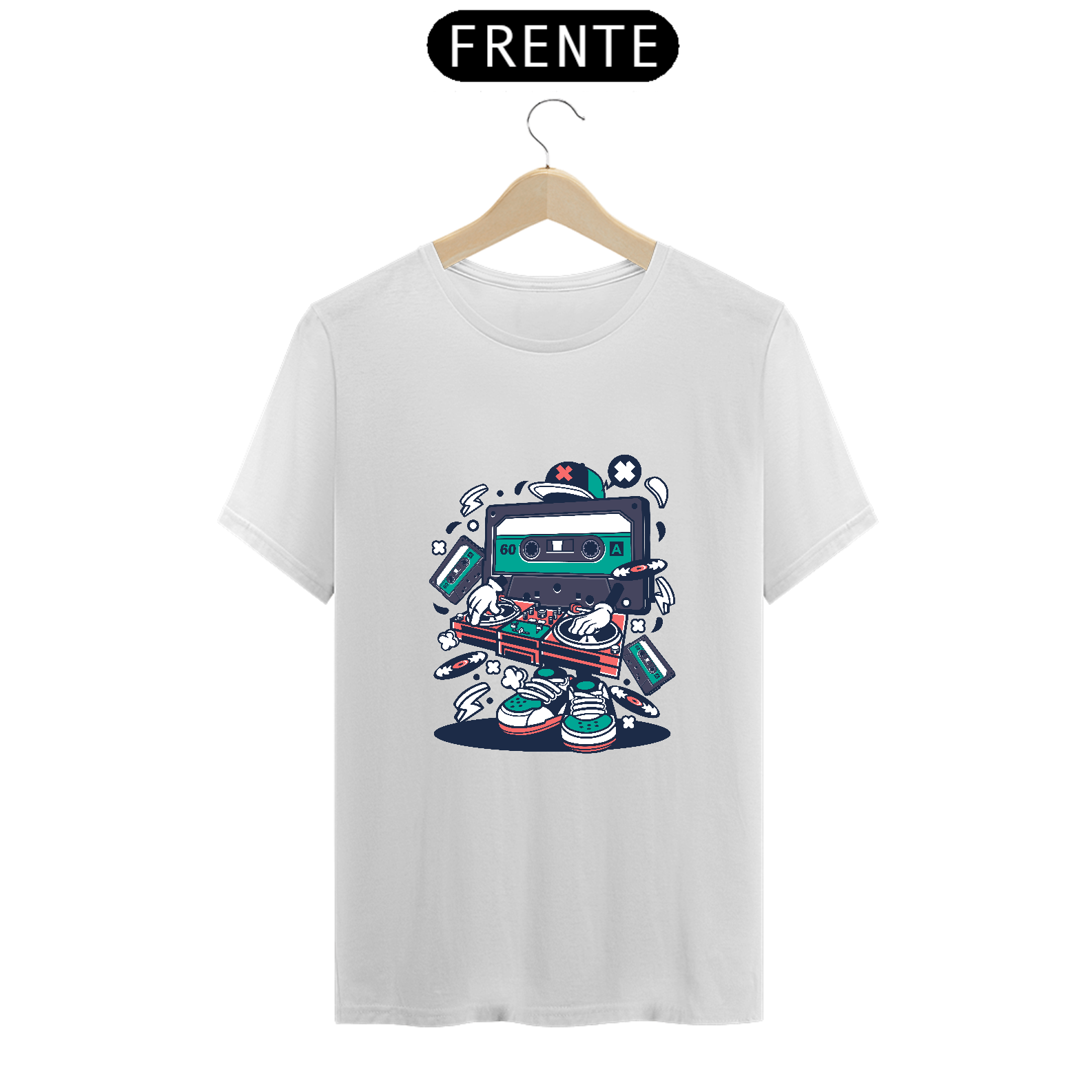 Nome do produto: Camisa Estampa Fita DJ