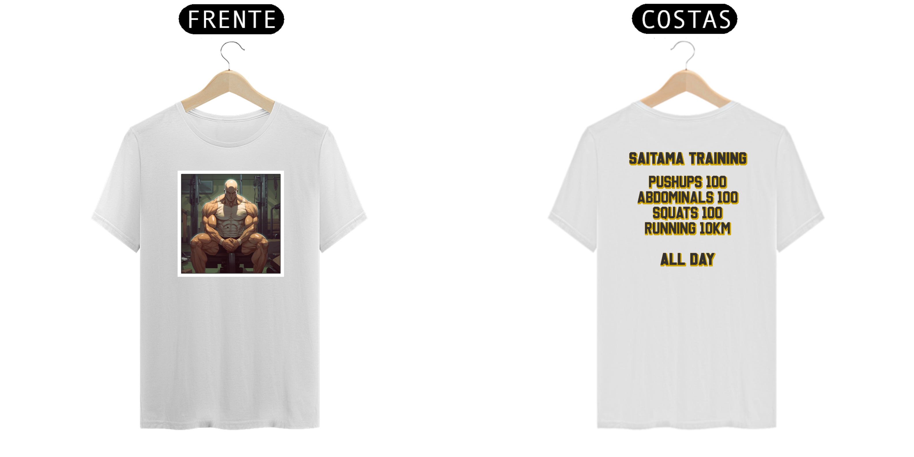 Nome do produto: Camiseta - SAITAMA TRAINING