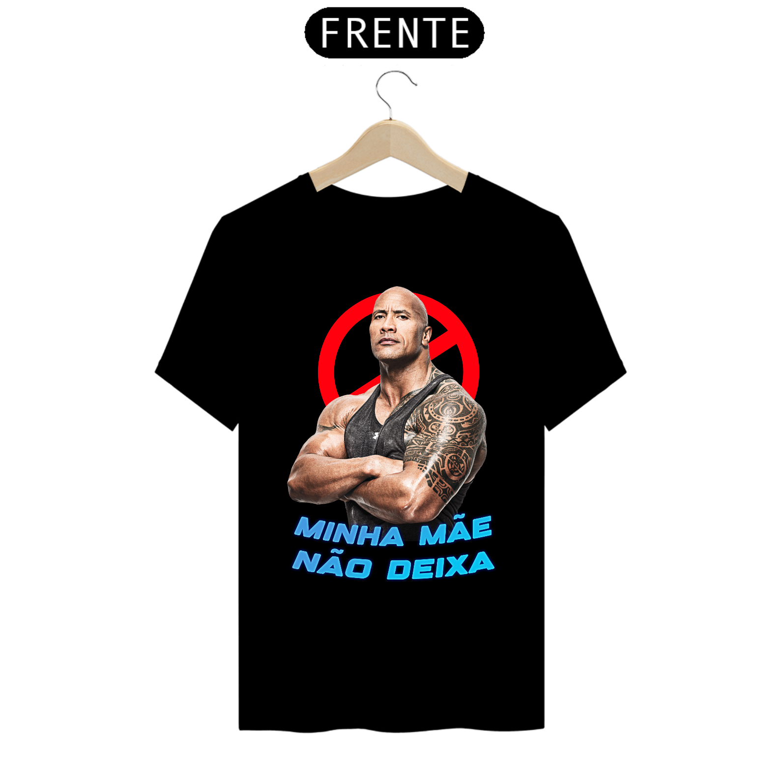 Nome do produto: Camisa de Treino - MINHA MÃE NÃO DEIXA