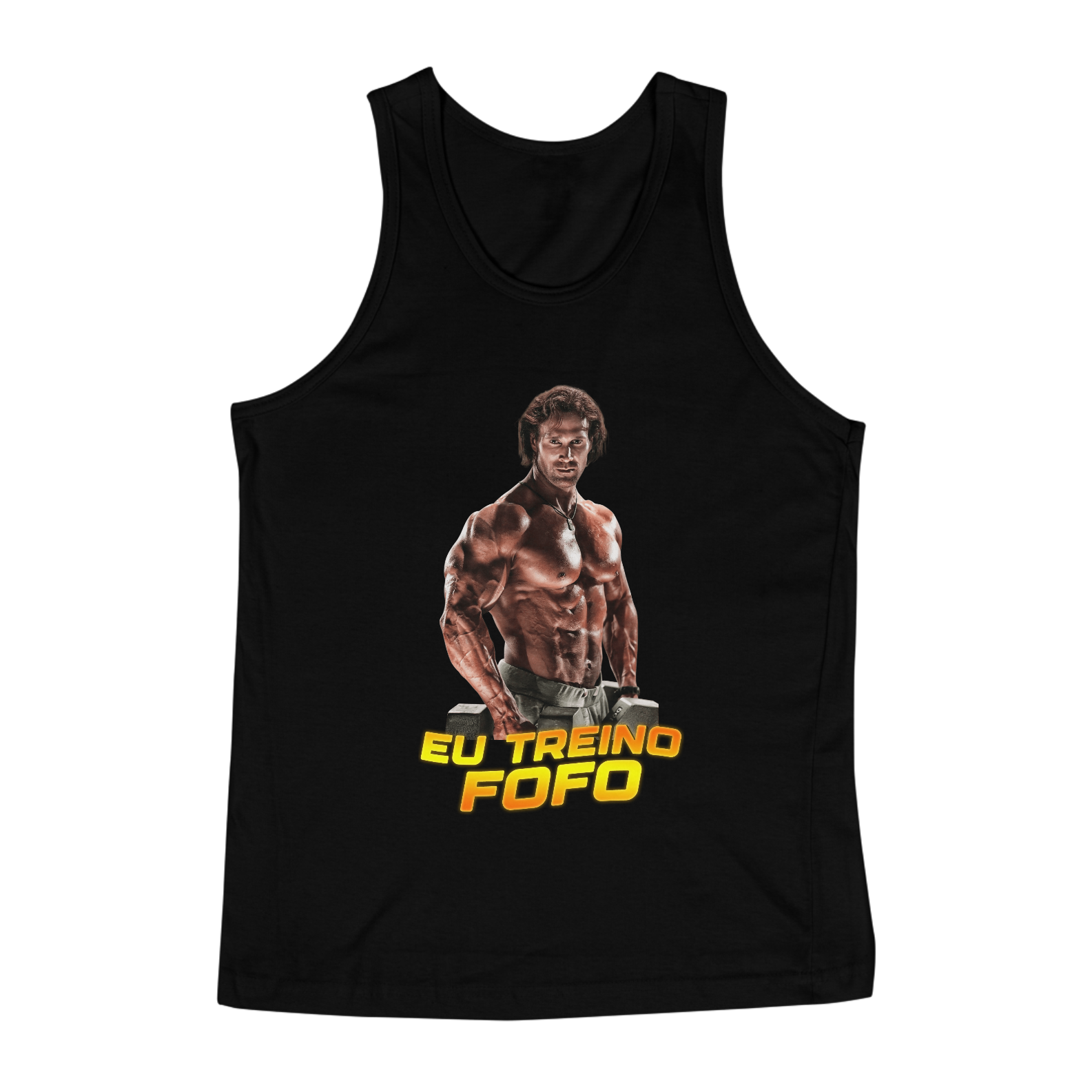 Nome do produto: Regata para Treino - EU TREINO FOFO