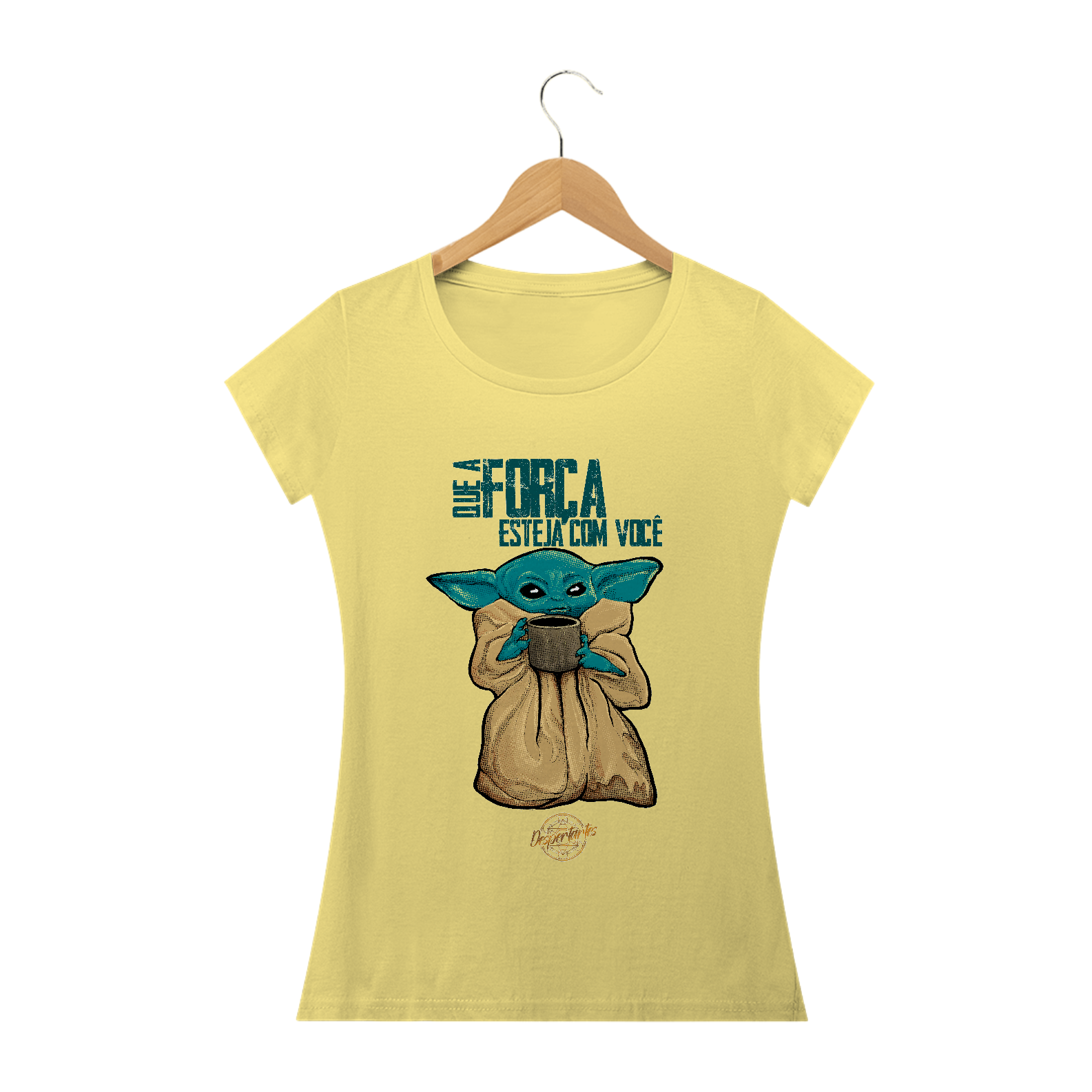 Nome do produto: Que a Força Esteja com Você - Baby Long Estonada