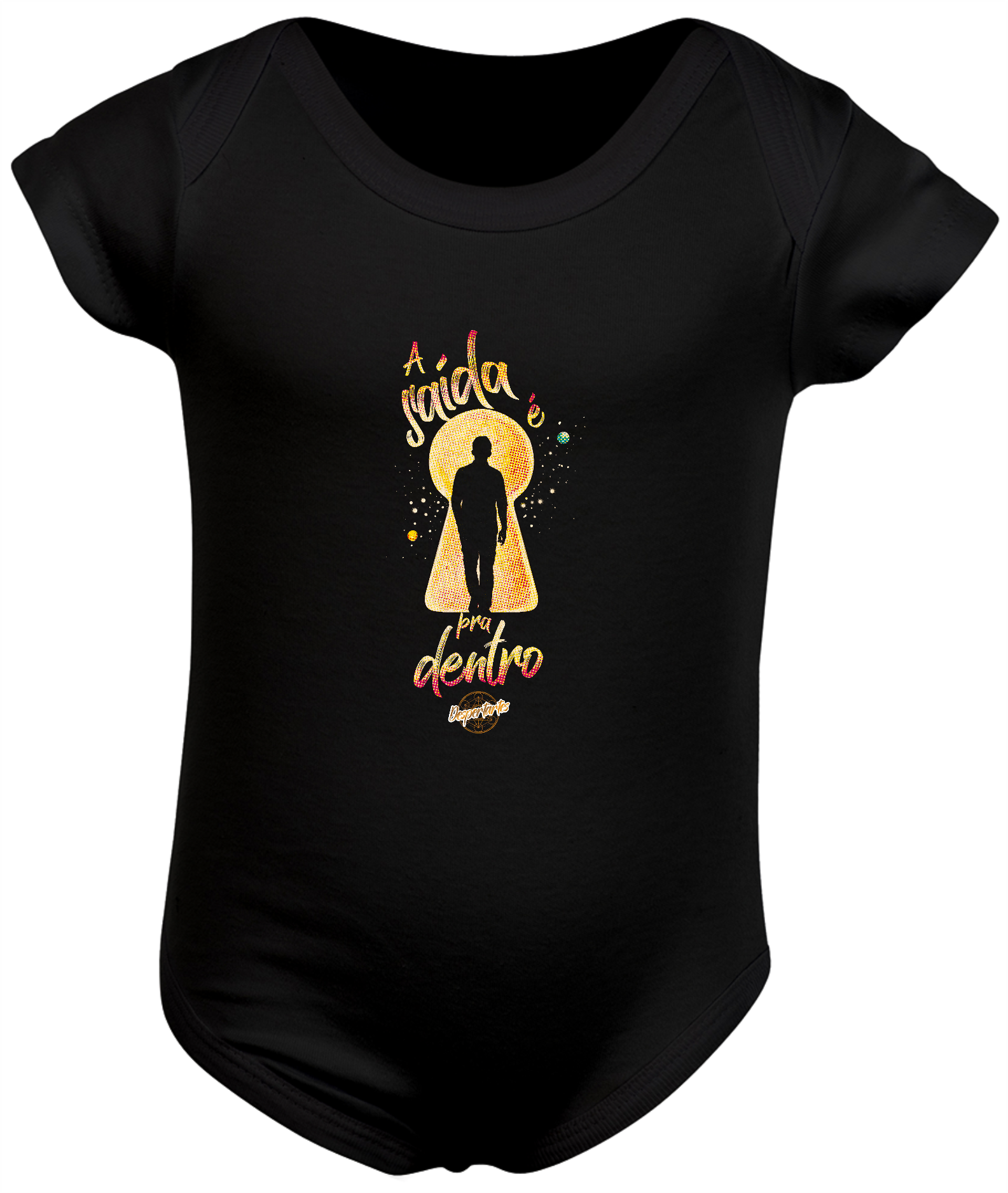 Nome do produto: A Saída é Pra Dentro - Body Infantil