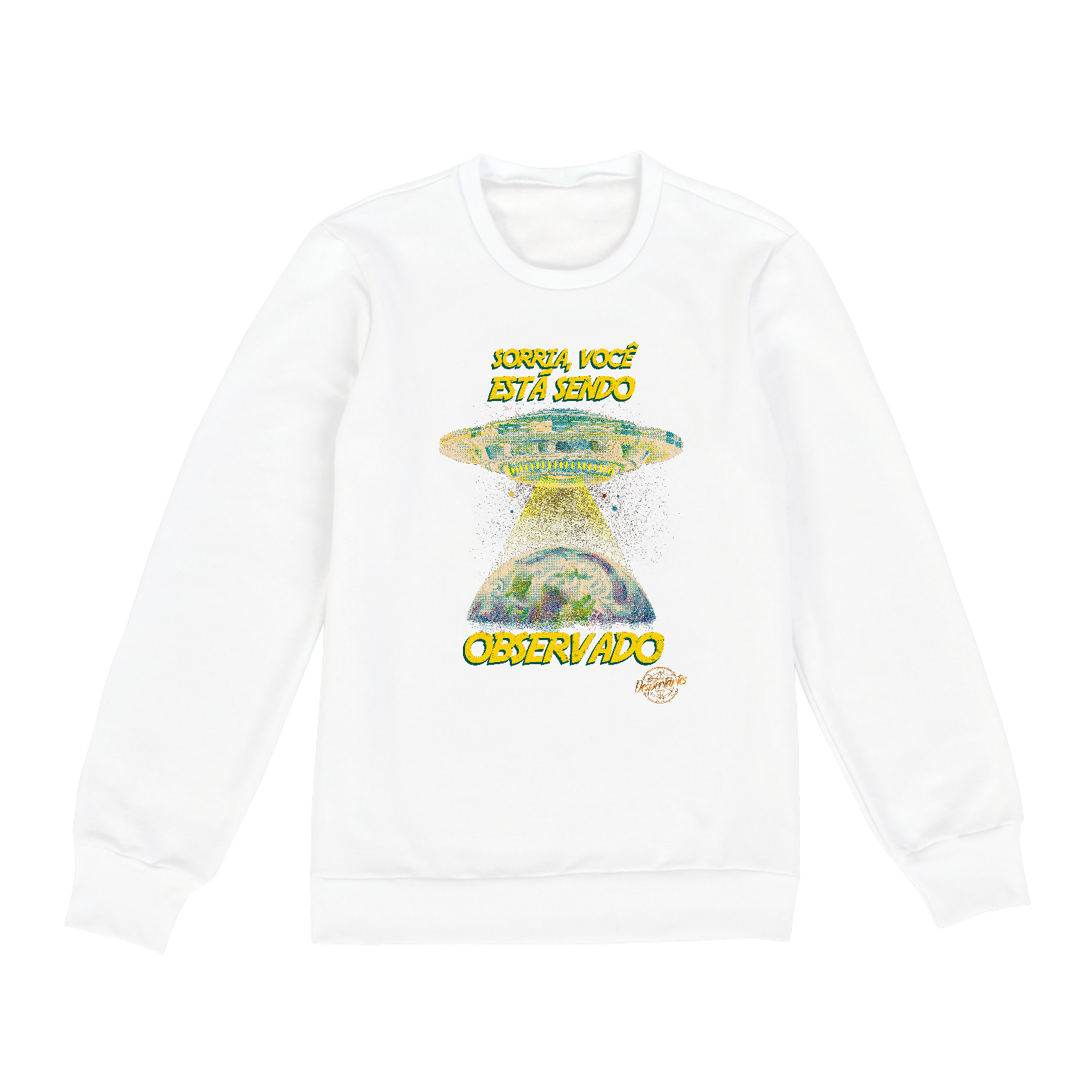 Nome do produto: Sorria, Você Está Sendo Observado - Moletom Fechado Unissex