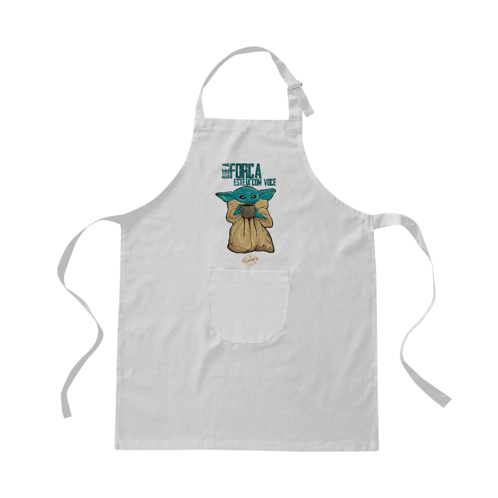 Nome do produto: Que a Força Esteja com Você - Avental de Brim
