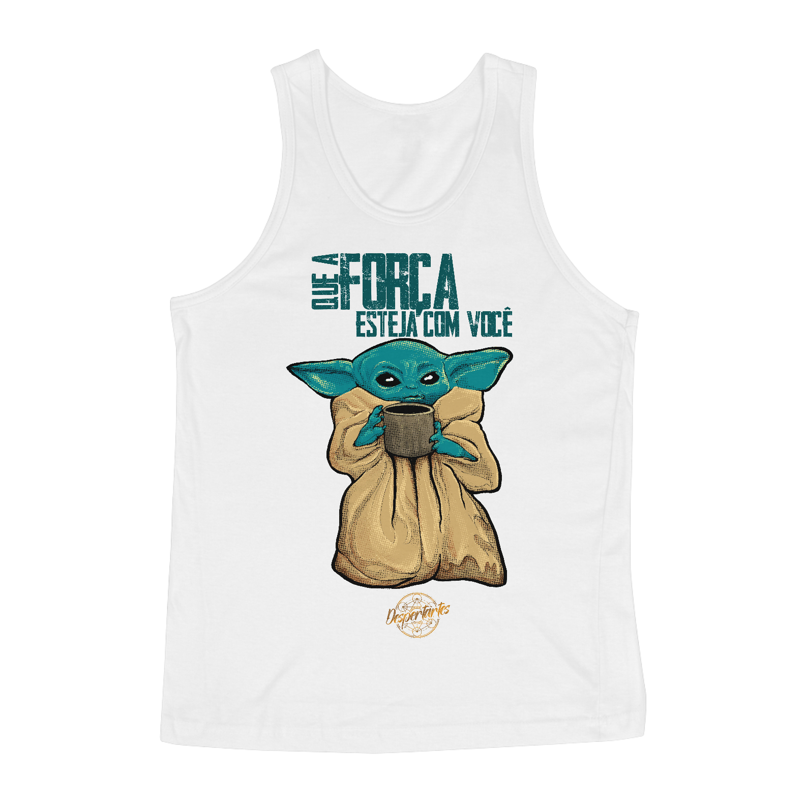 Nome do produto: Que a Força Esteja com Você - Camisa Classic Regata