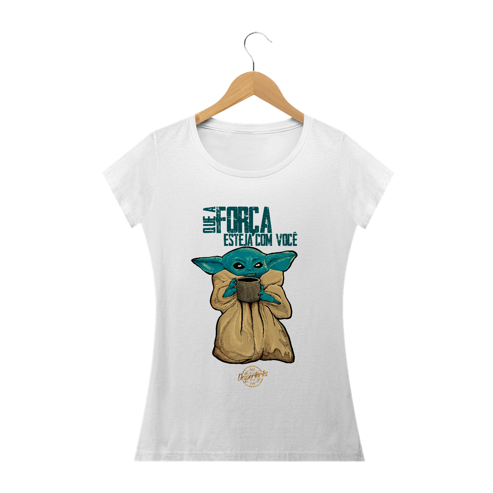 Nome do produto: Que a Força Esteja com Você - Baby Long Classic