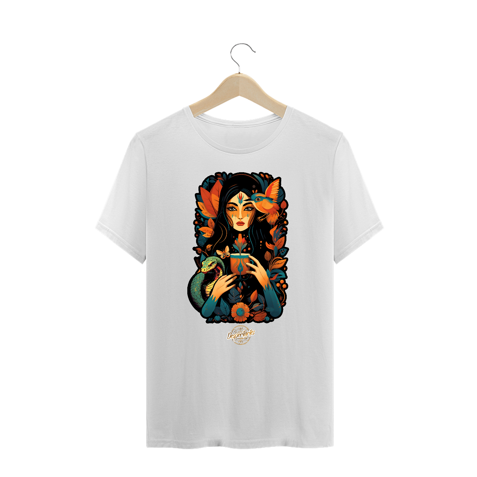 Nome do produto: Daime Luz, Daime Amor - Camisa Plus Size