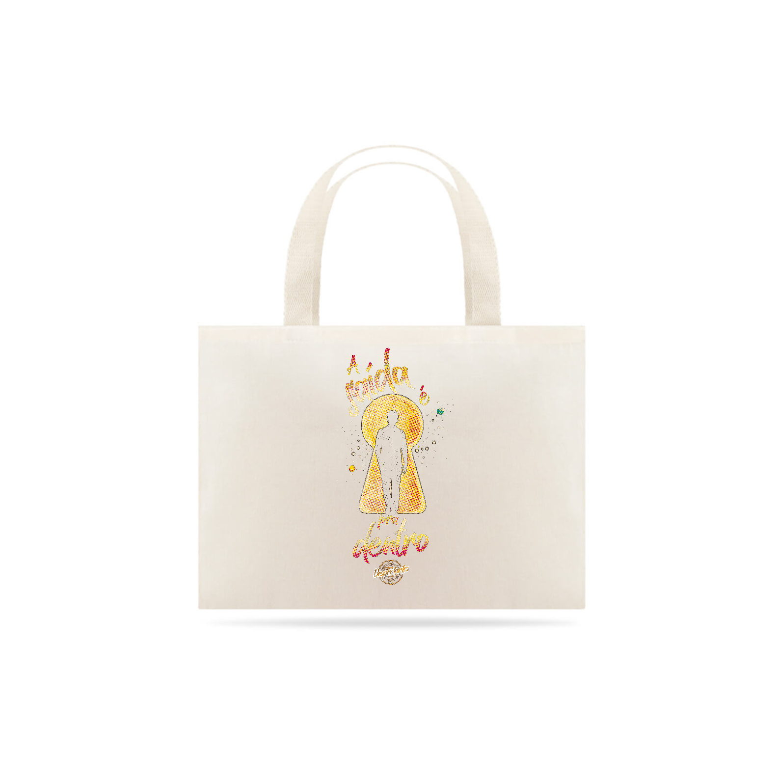 Nome do produto: A Saída é Pra Dentro - Eco Bag