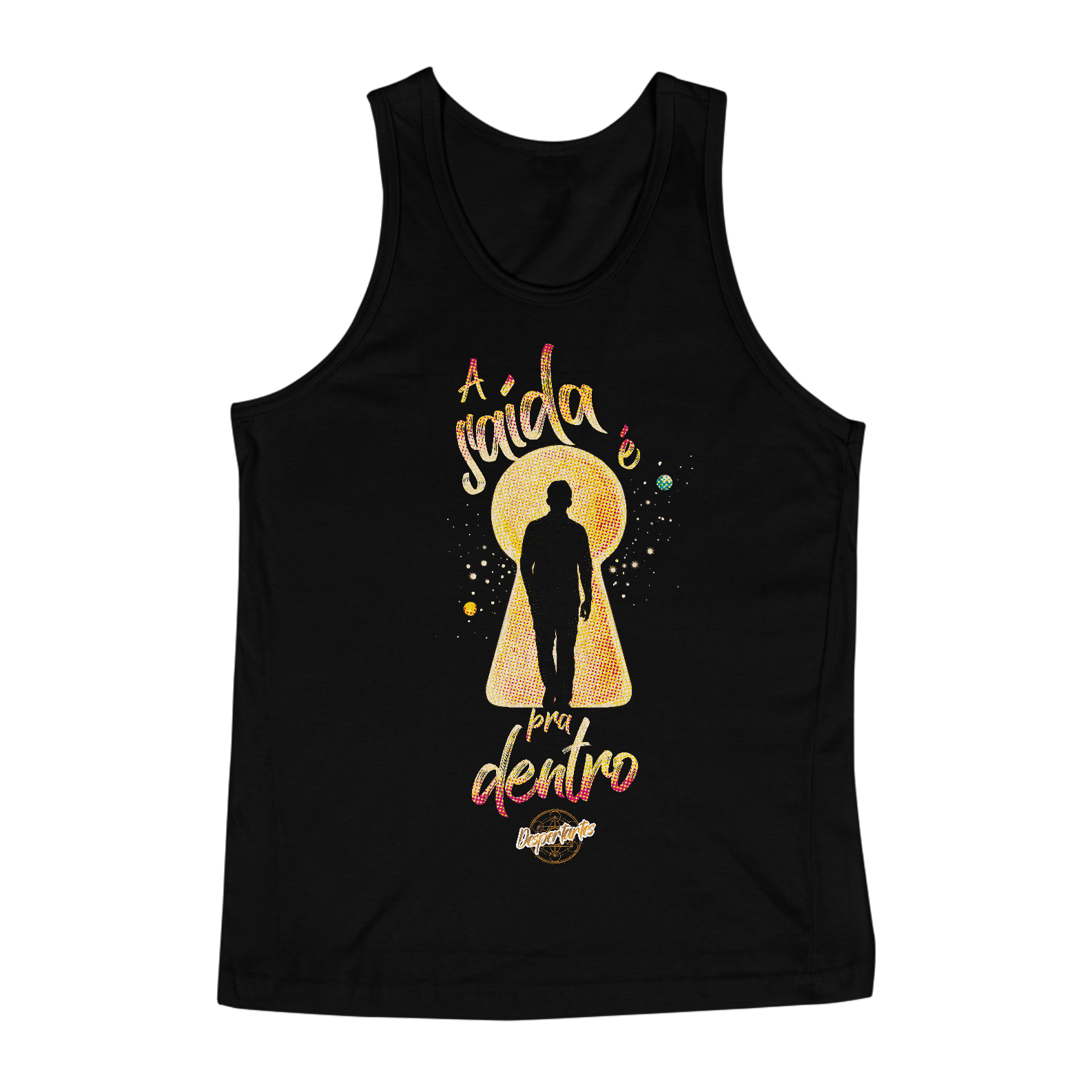 Nome do produto: A Saída é Pra Dentro - Camisa Classic Regata