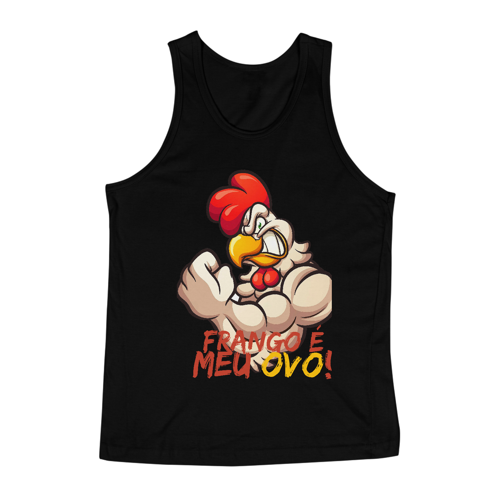 Nome do produto: Regata  Frango é meu ovo 2
