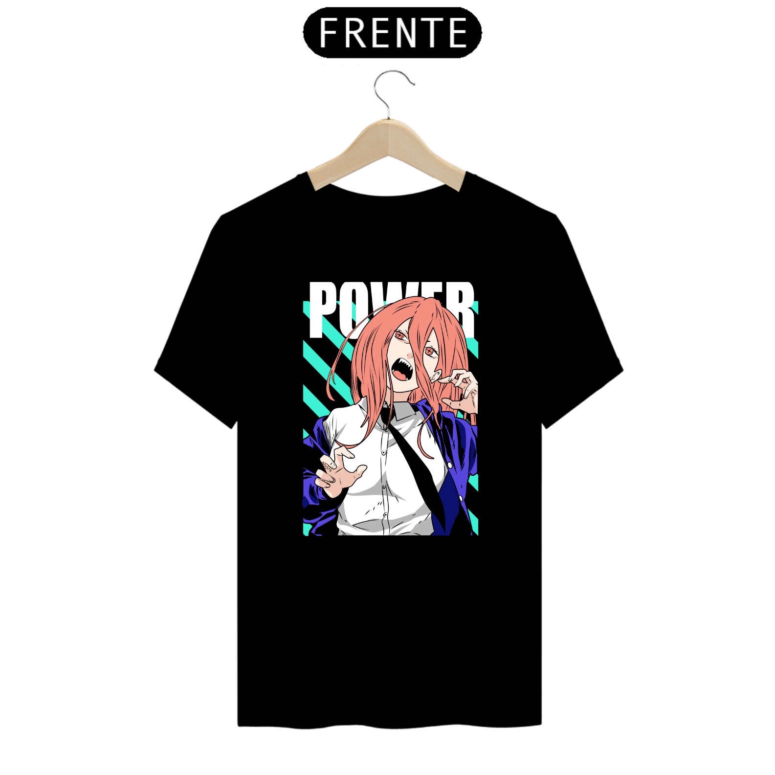 Nome do produto: camisa da power do anime chainsaw man