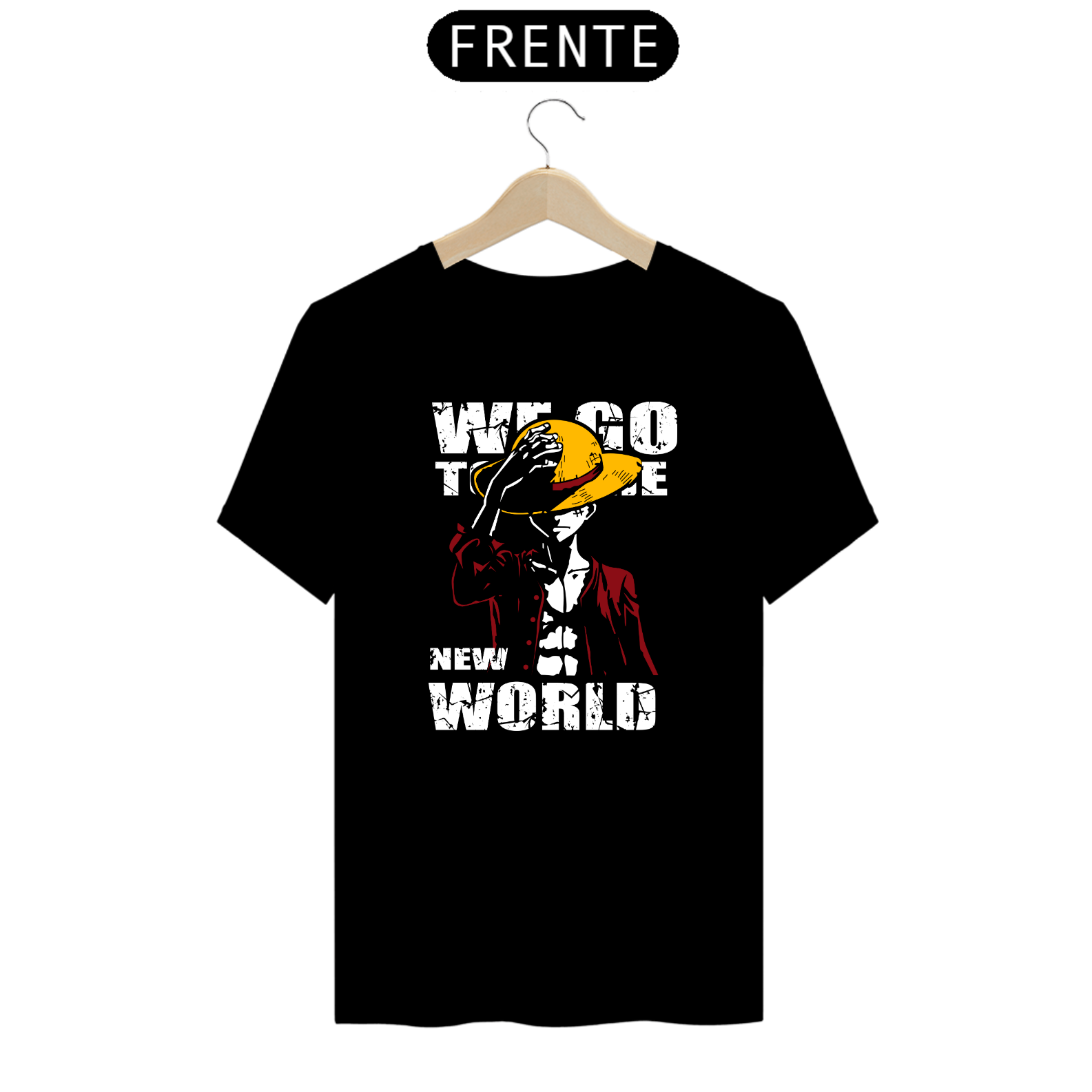 Nome do produto: Camiseta do Luffy - Anime One Piece