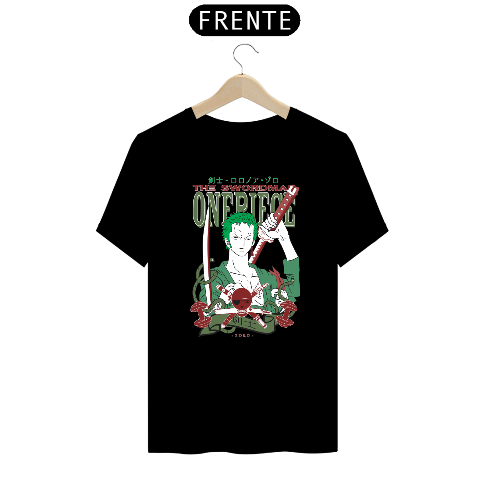 Nome do produto: Camisa do Roronoa Zoro