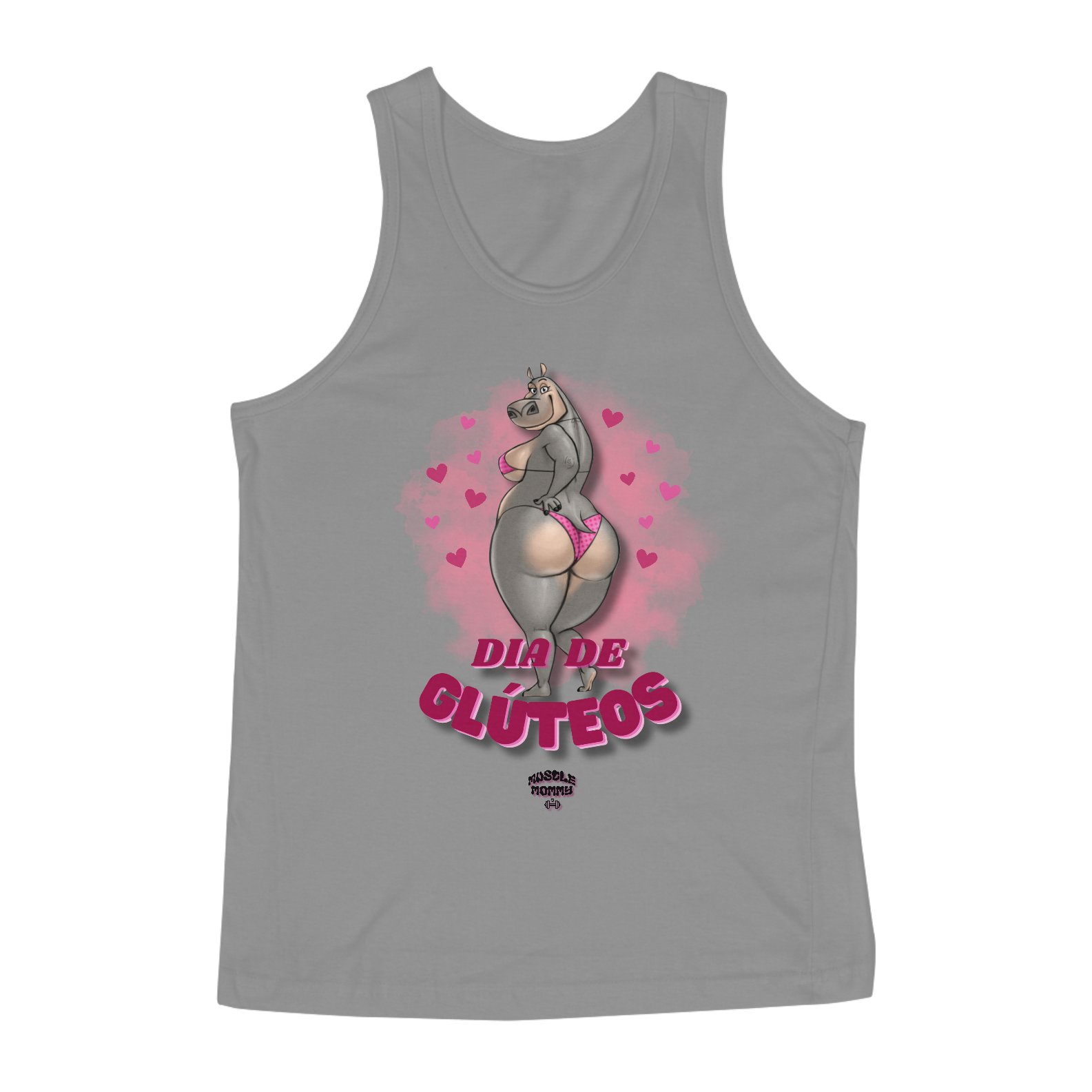 Nome do produto: REGATA DIA DE GLÚTEOS