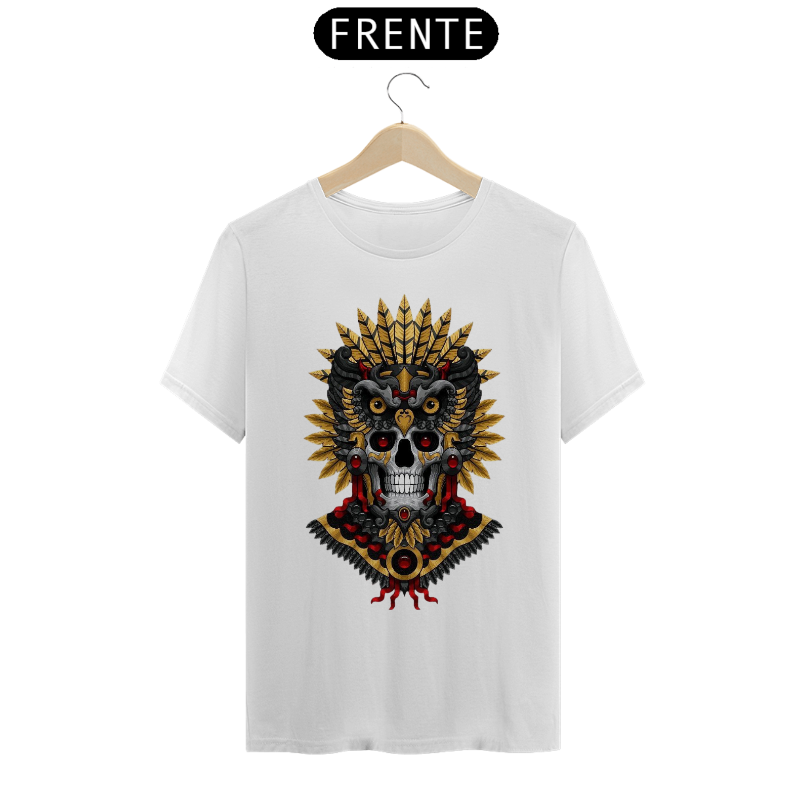 Nome do produto: Estampa Caveira/Cocar