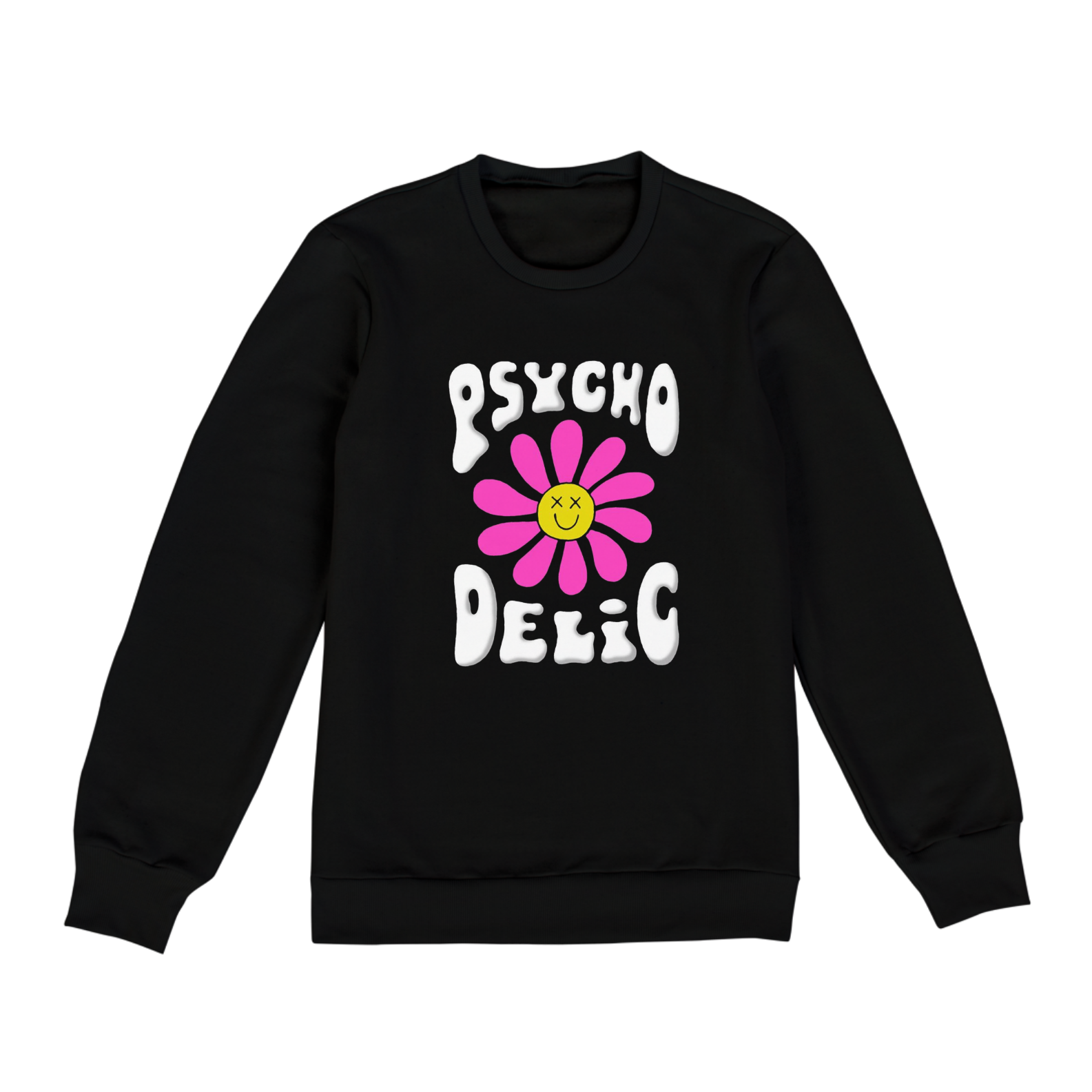 Nome do produto: Moletom s/capuz Psycho Delic