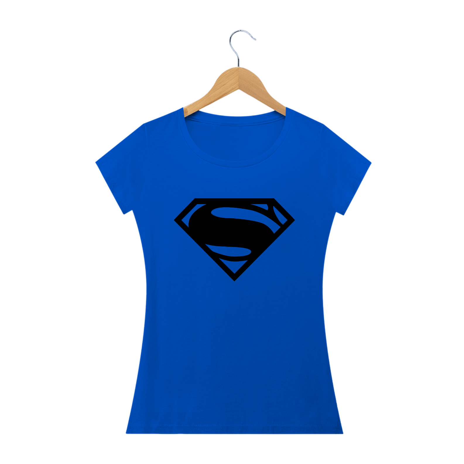 Nome do produto: CAMISETA FEMININA - SUPERMAN (2013) LOGO