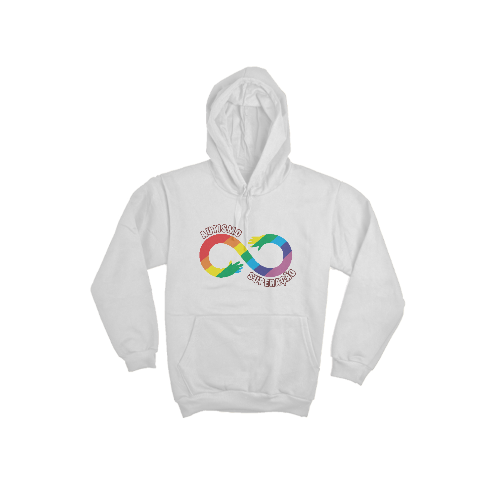 Moletom Canguru Unissex (autista, superação)