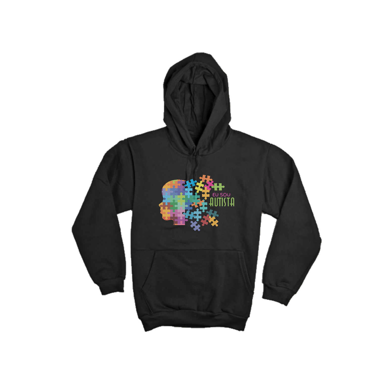 Moletom Canguru Unissex (eu sou autista)