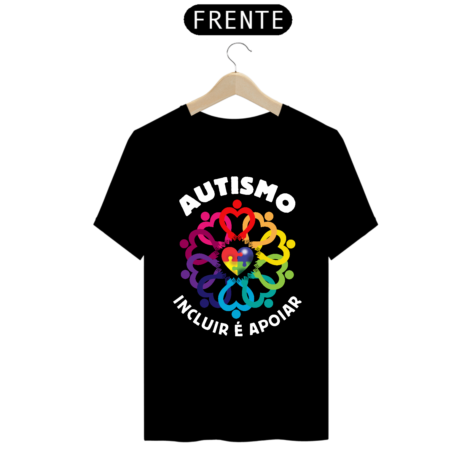 T-shirt - autismo (autismo, incluir é apoiar)