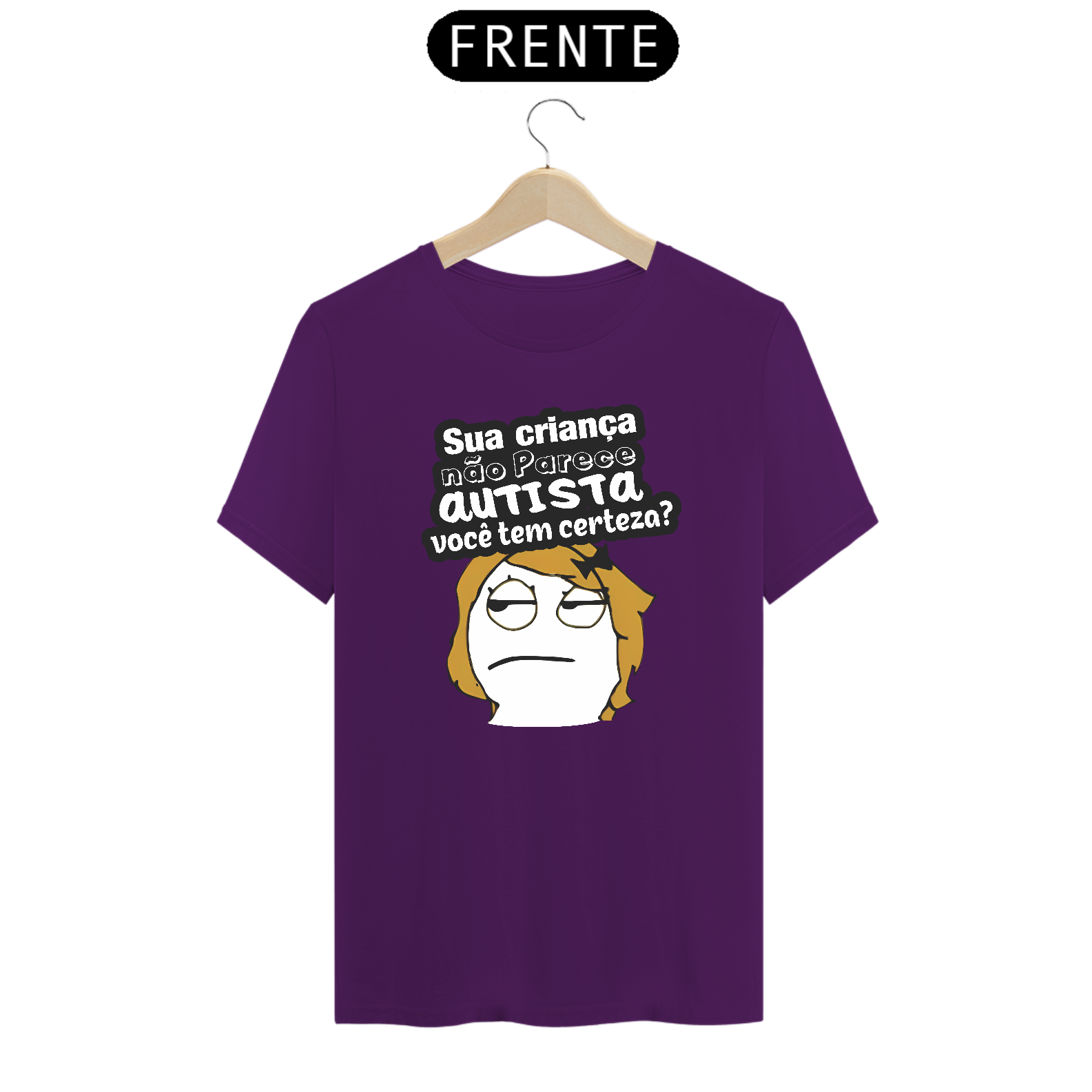 Nome do produto: T-shirt - autismo (Sua criança não parece autista)