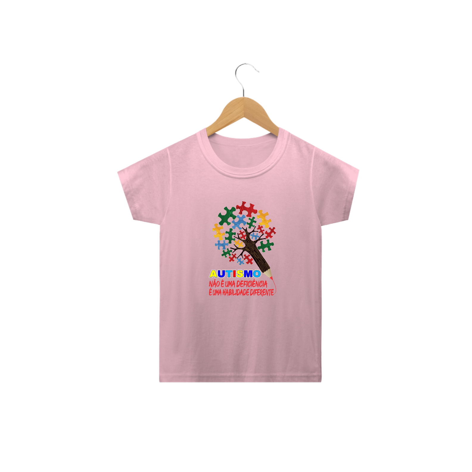 Camiseta Infantil Classic (autismo não é uma deficiência)