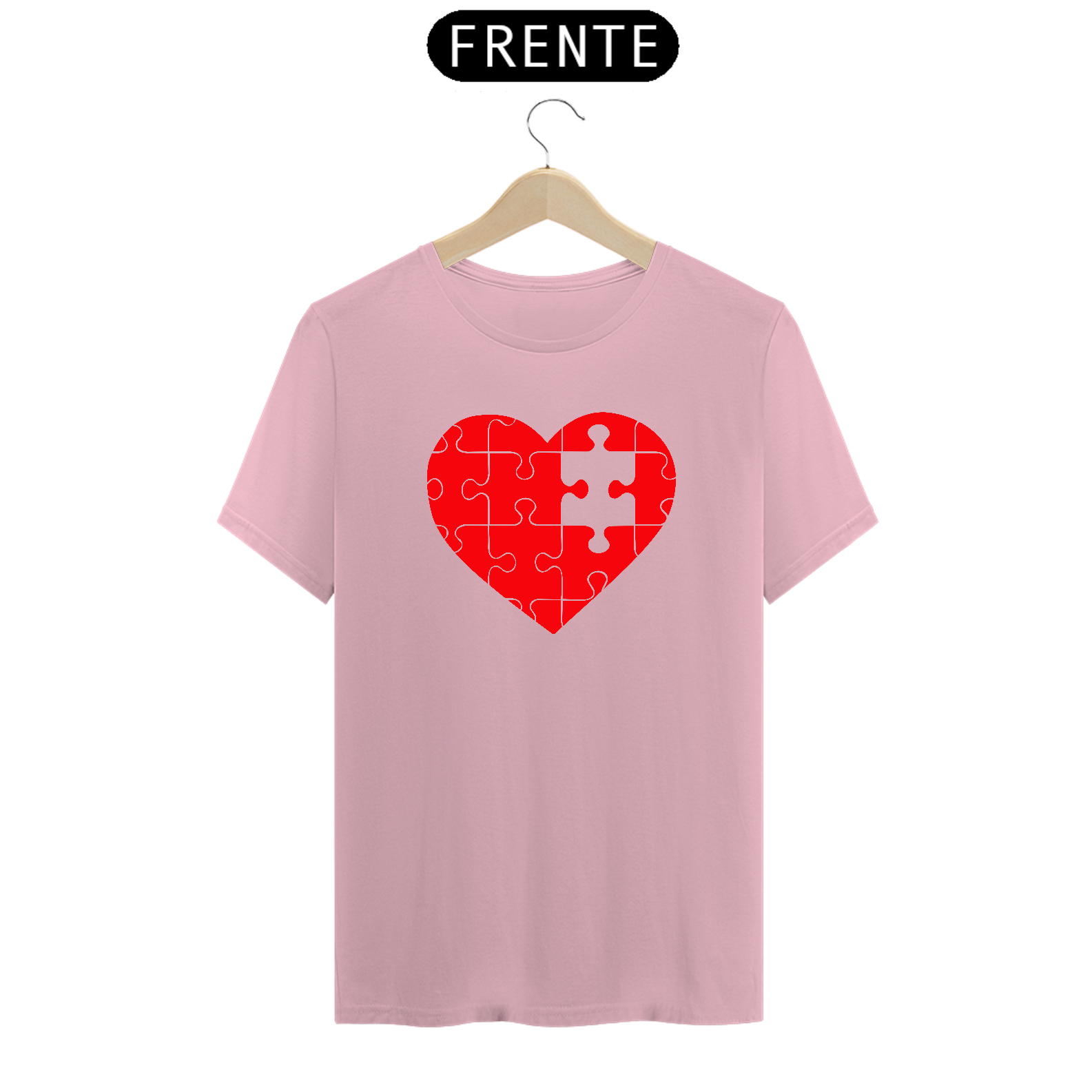 Nome do produto: T-shirt - autismo (Peça que se encaixa)