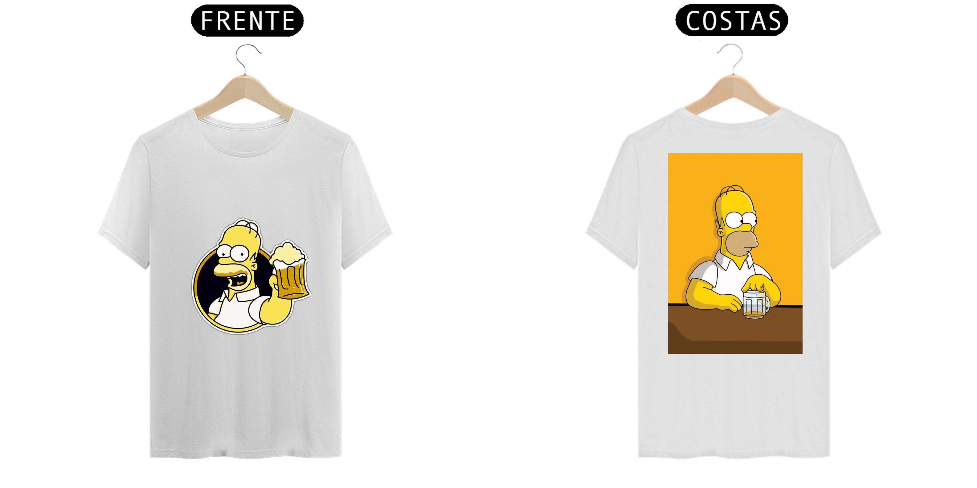 Nome do produto: CAMISETA T-SHIRT CLASSICA HOMER | JB STYLE 