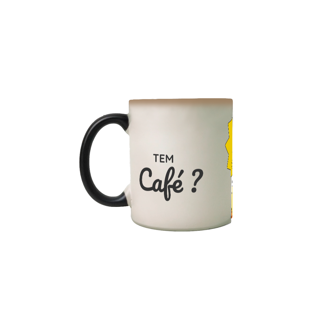 Nome do produto: CANECA MÁGICA TEM CAFÉ | JB STYLE