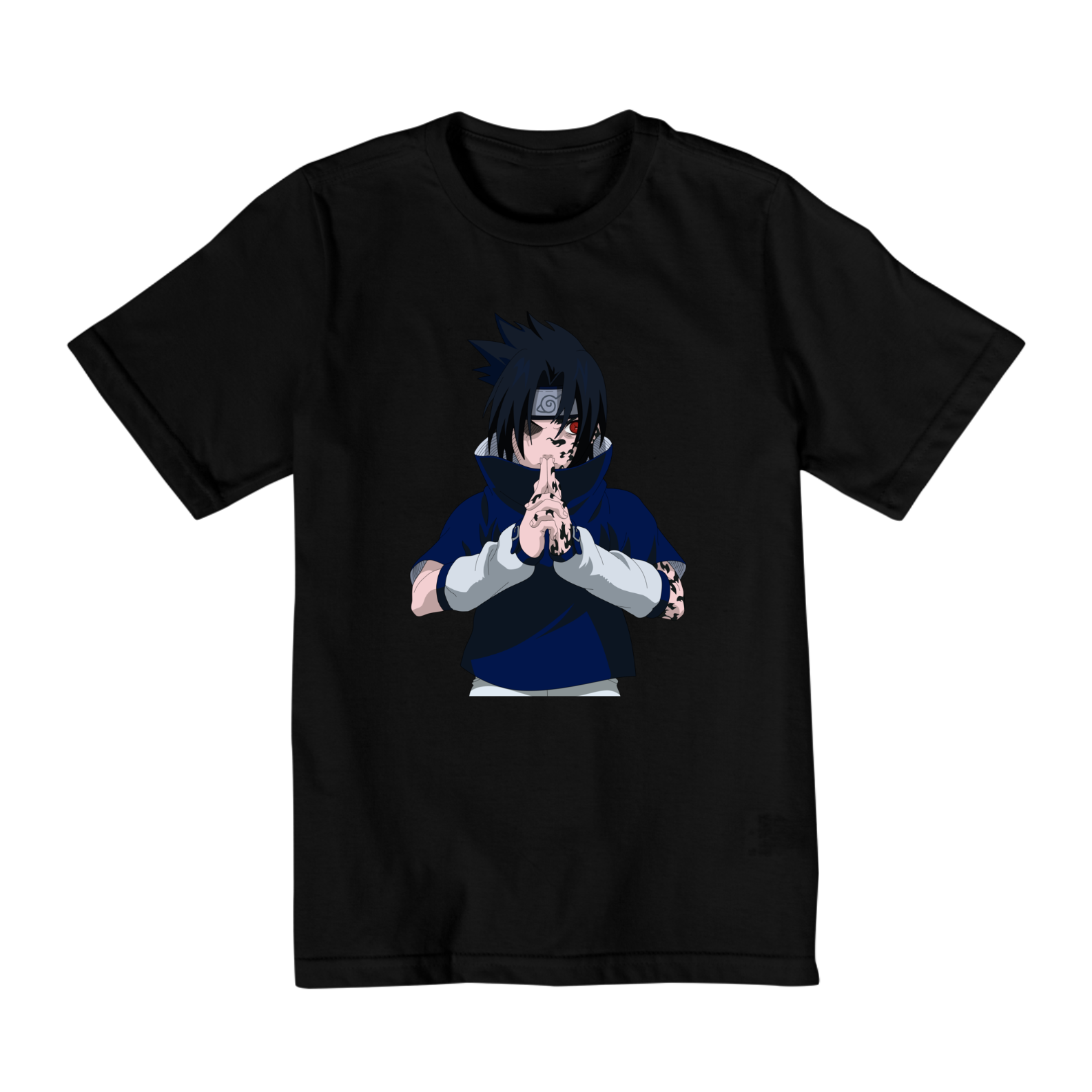 Nome do produto: CAMISETA INFANTIL SASUKE PERSONALIZADA |  JB STYLE 