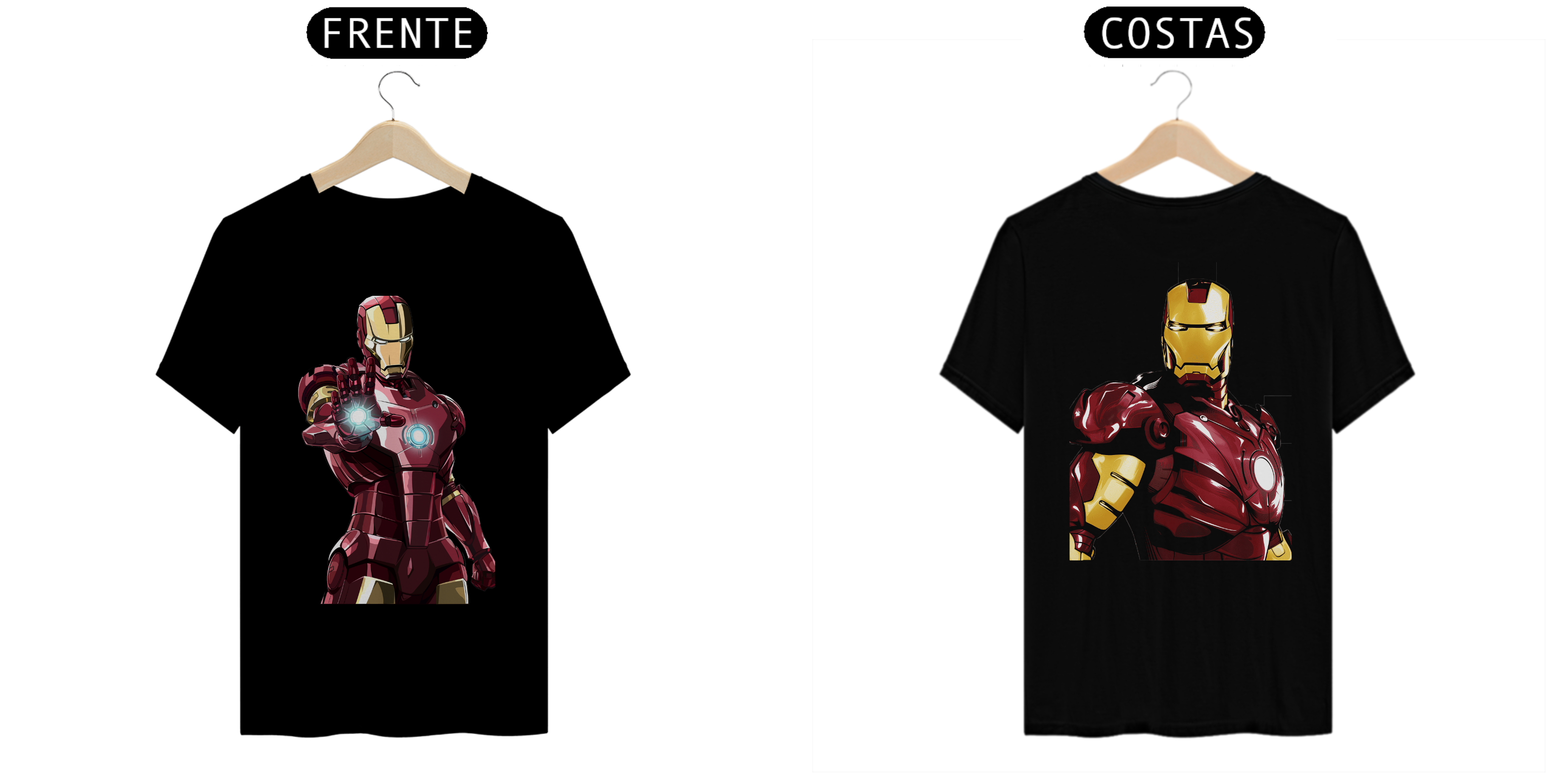 Nome do produto: CAMISETA T-SSHIRT IRON MAN PERSONALIZADA | JB STYLE