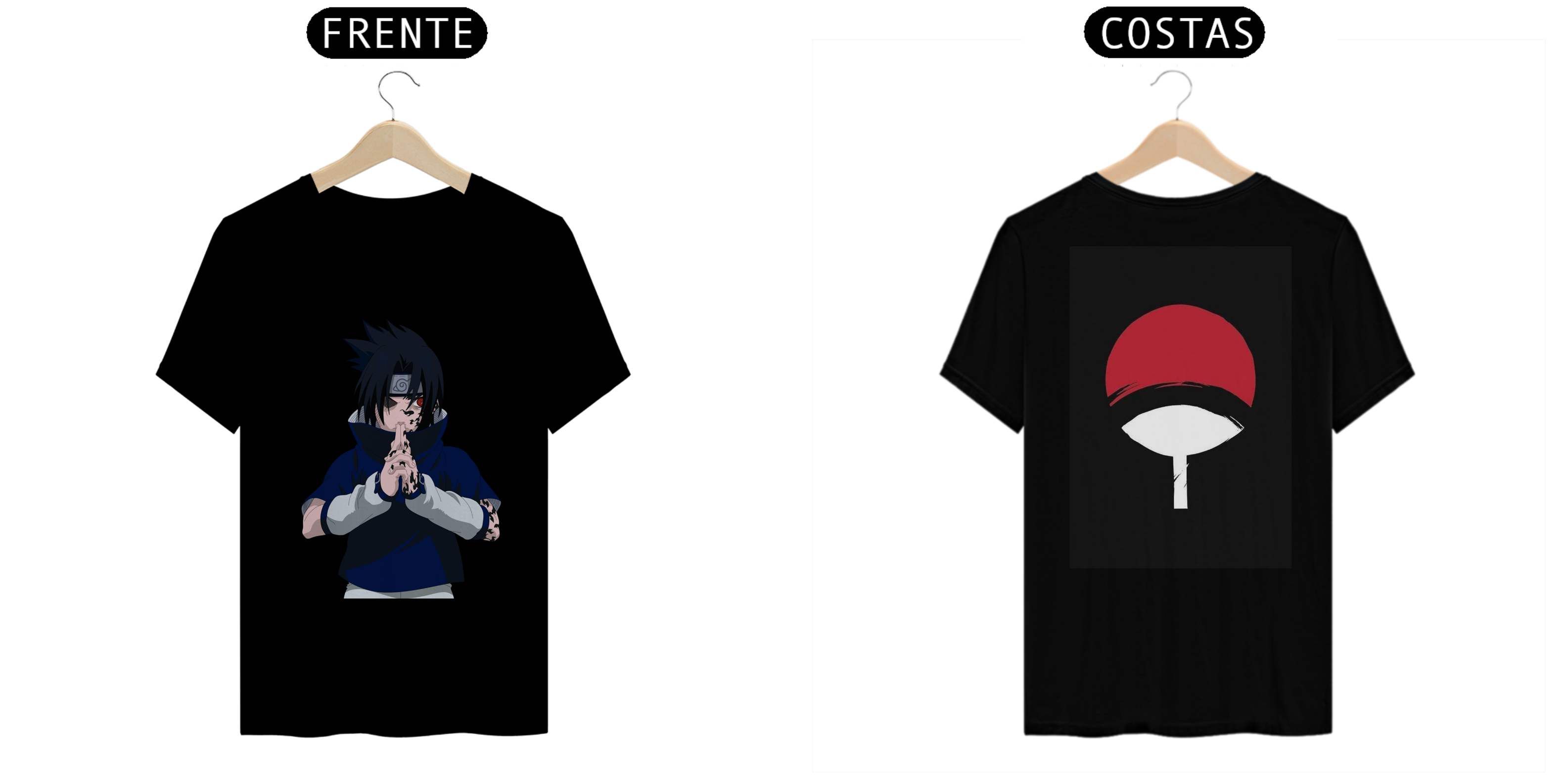 Nome do produto: CAMISETA T-SSHIRT SASUKE PERSONALIZADA | JB STYLE