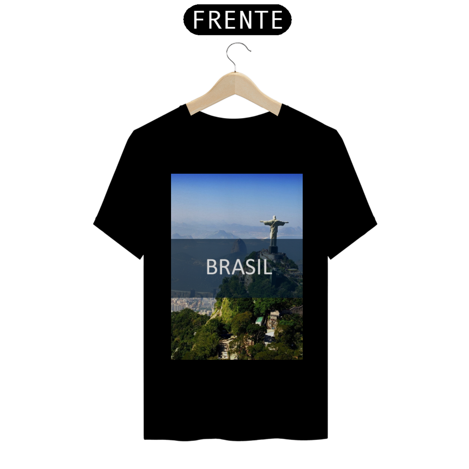 Nome do produto: CAMISETA T-SHIRT BRASIL | JB STYLE