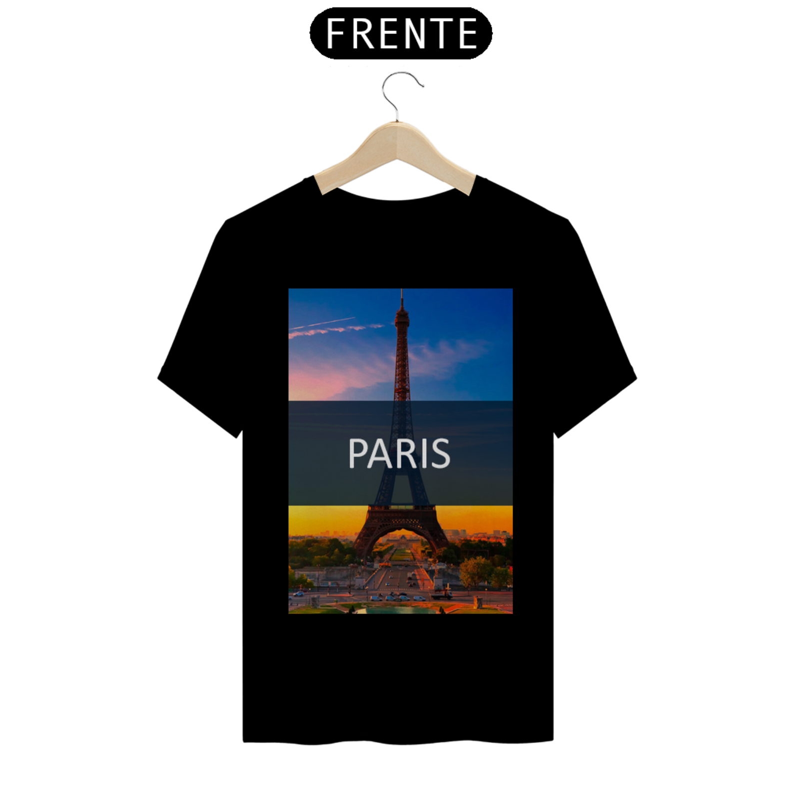 Nome do produto: CAMISETA T-SHIRT PARIS | JB STYLE