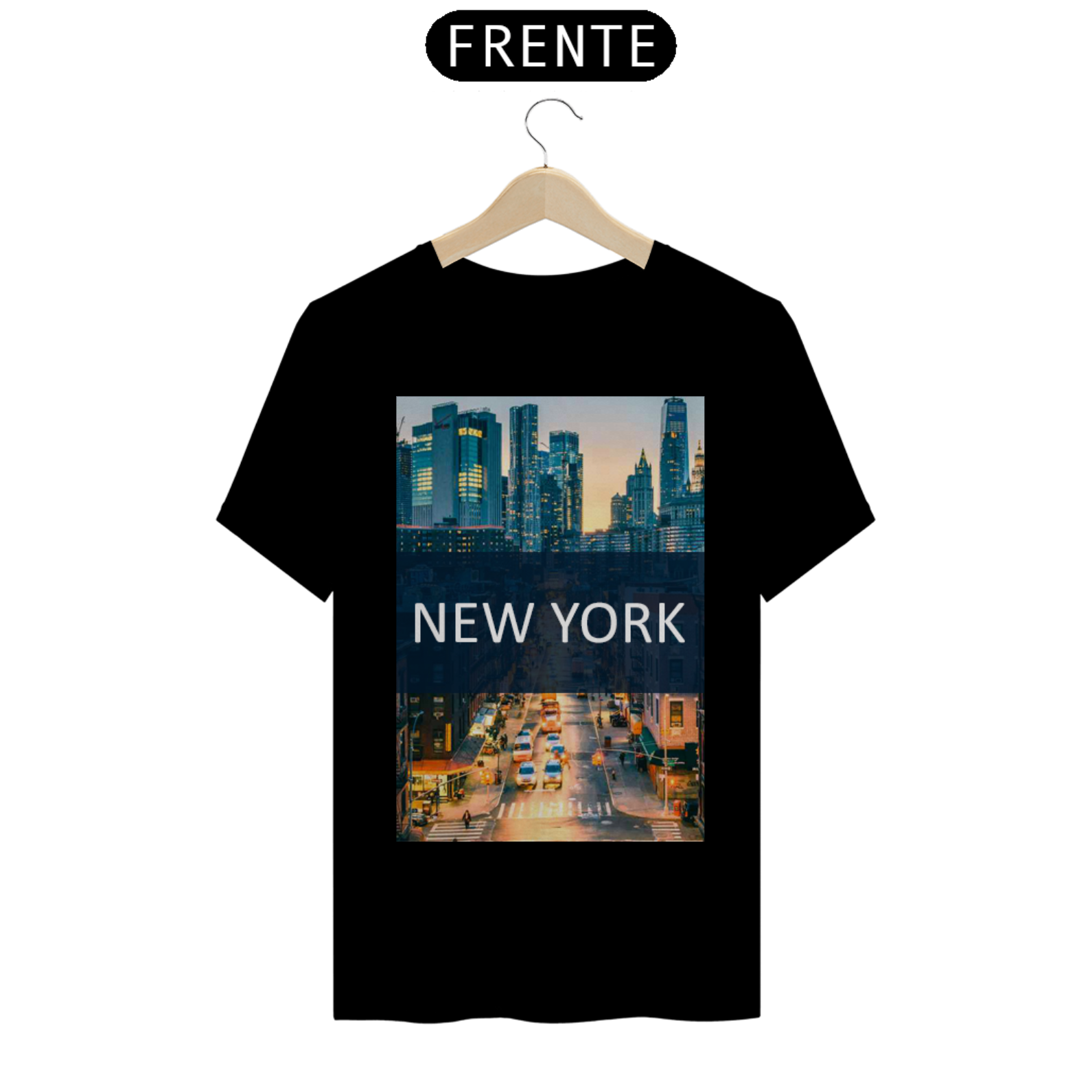 Nome do produto: CAMISETA T-SHIRT NEW YORK | JB STYLE