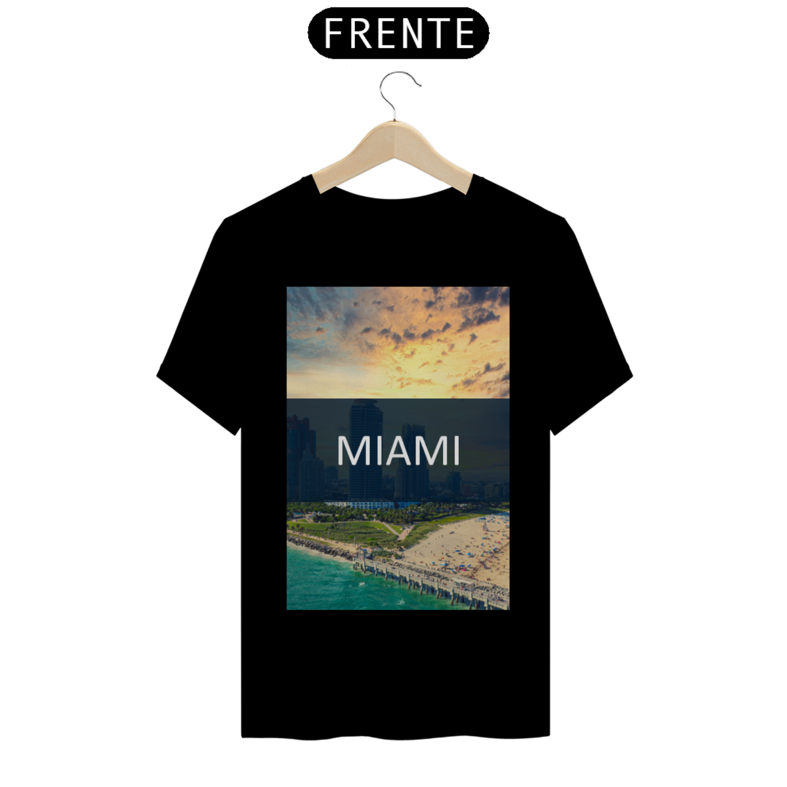 Nome do produto: CAMISETA T-SHIRT MIAMI | JB STYLE