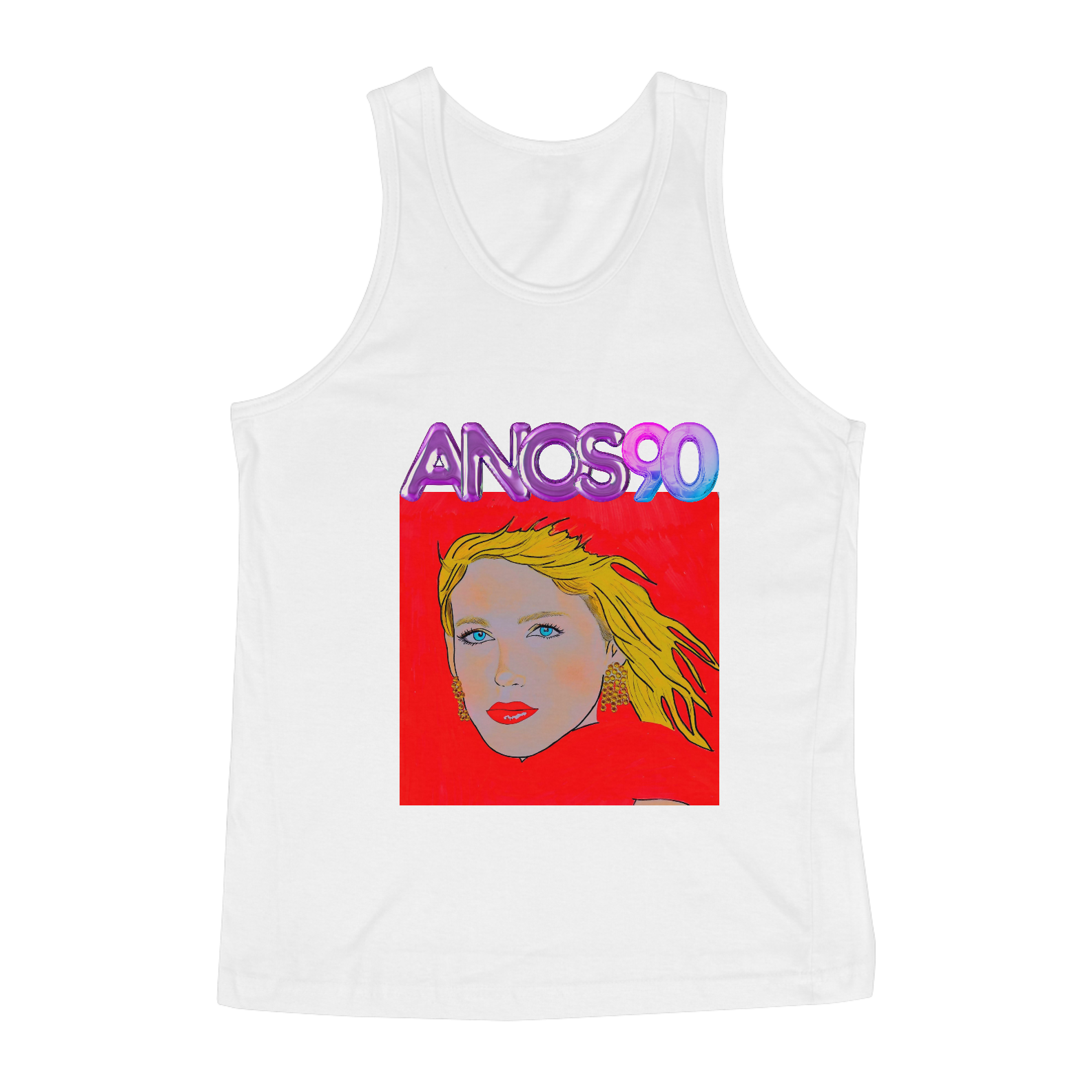 Nome do produto: Regata Masculina - Xu Anos 90