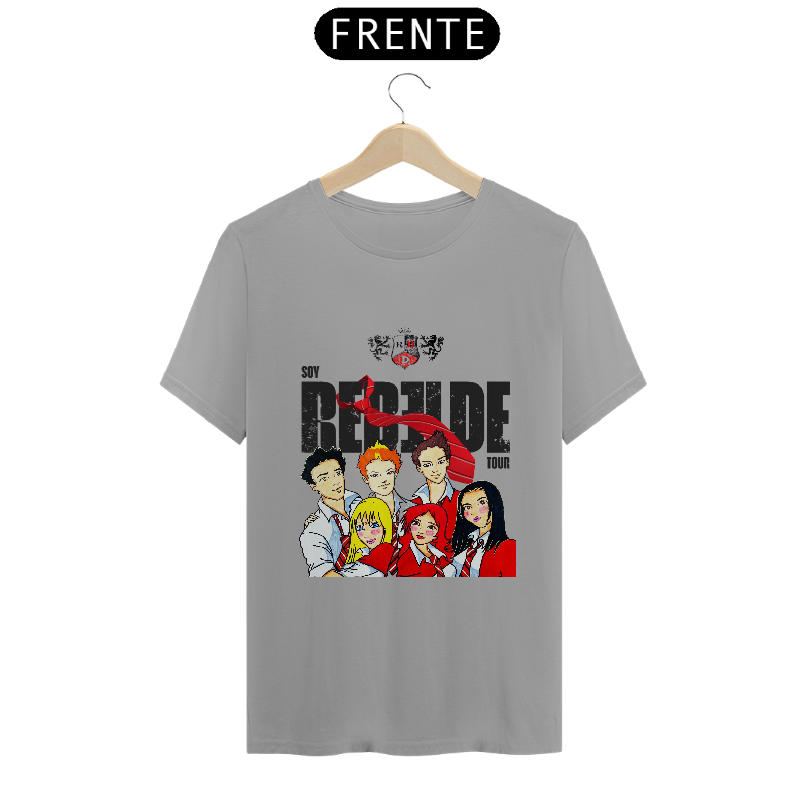 Nome do produto: Camiseta Fandom Quality Repaginada - Rebelde Tour Close