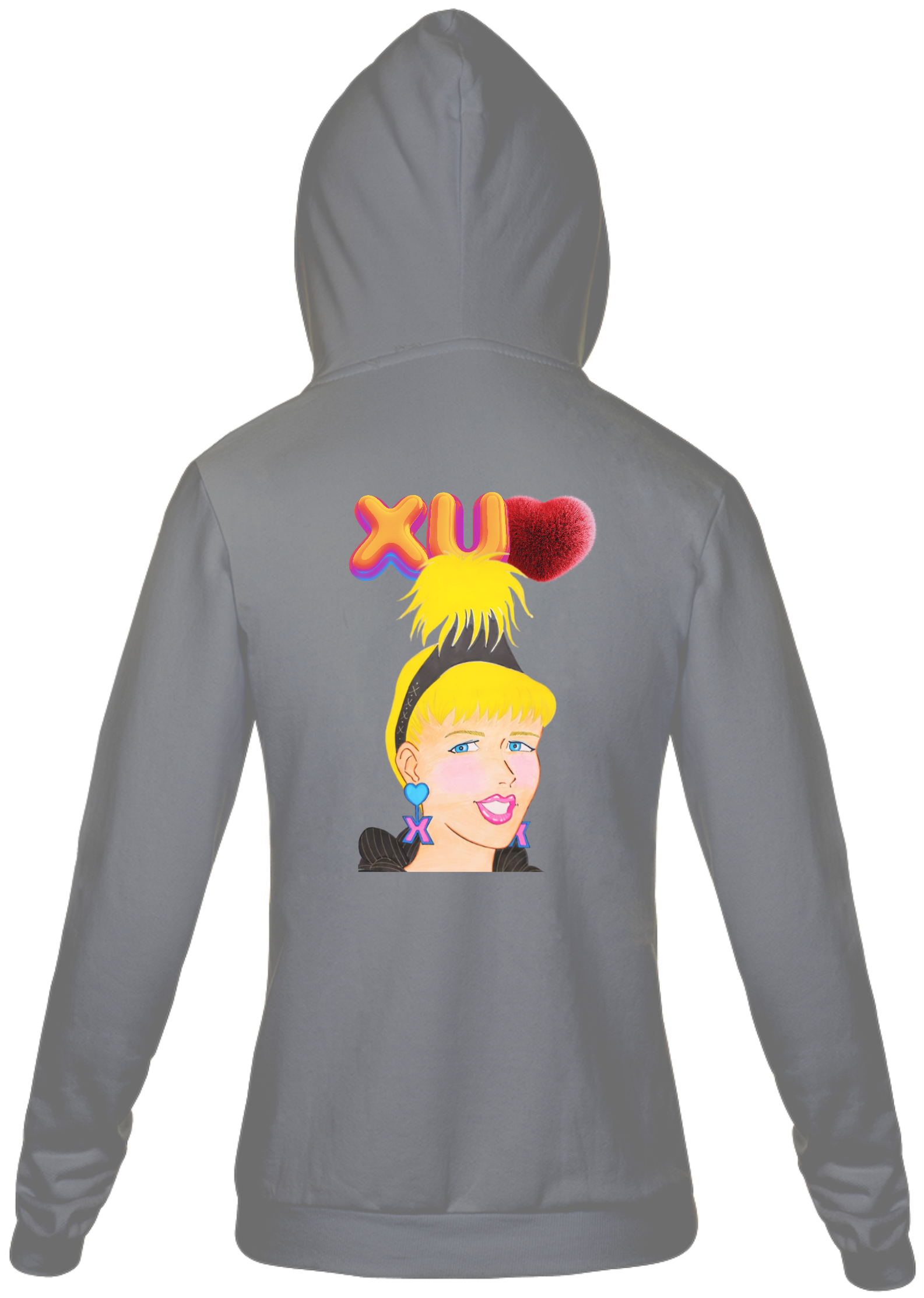 Nome do produto: Moleton Com Zíper e Capuz Exclusivo  - Xu Look Navio 