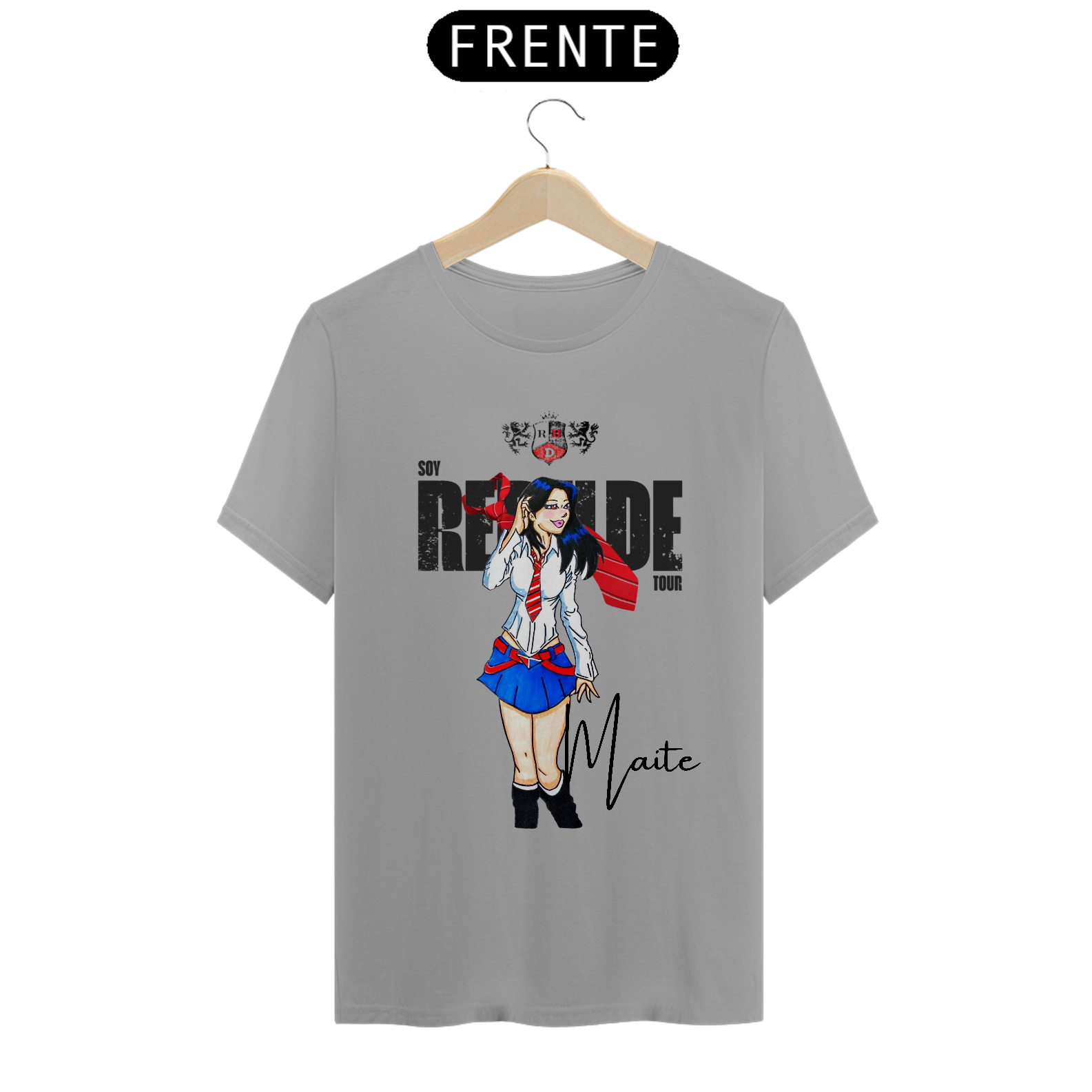 Nome do produto: Camiseta Fandom Quality - Rebelde Tour Maite