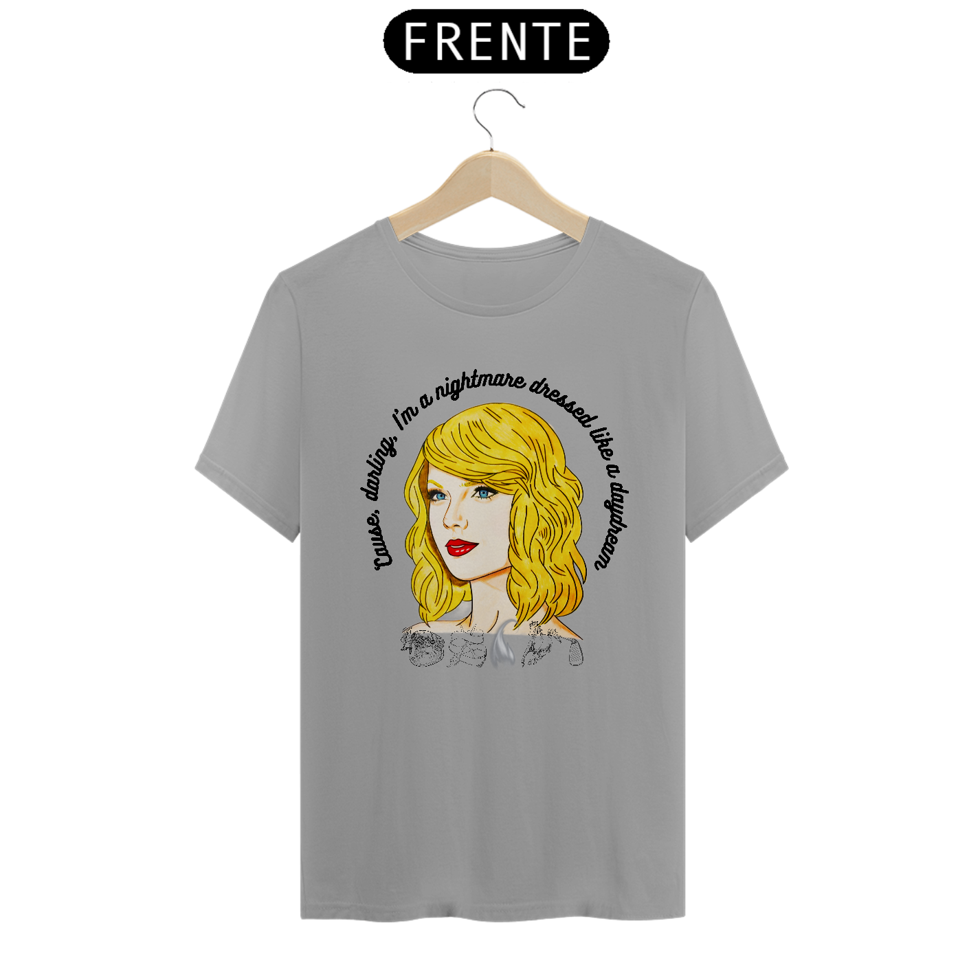 Nome do produto: Camiseta Fandom Quality Exclusiva - Taylor Swift Daydream