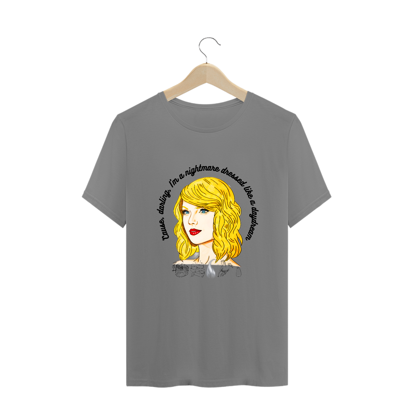Nome do produto: Camiseta Plus Size Exclusiva - Taylor Daydream