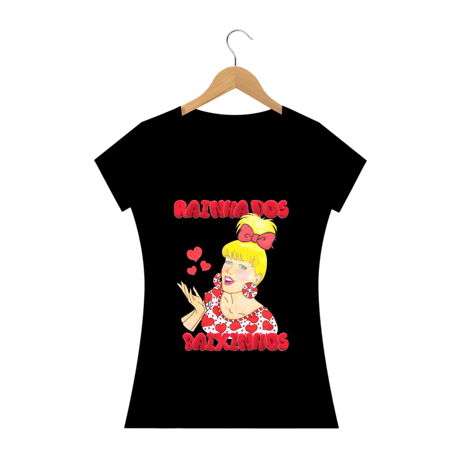 Nome do produto: Baby Long Fandom Quality Exclusiva - Rainha Coraxões