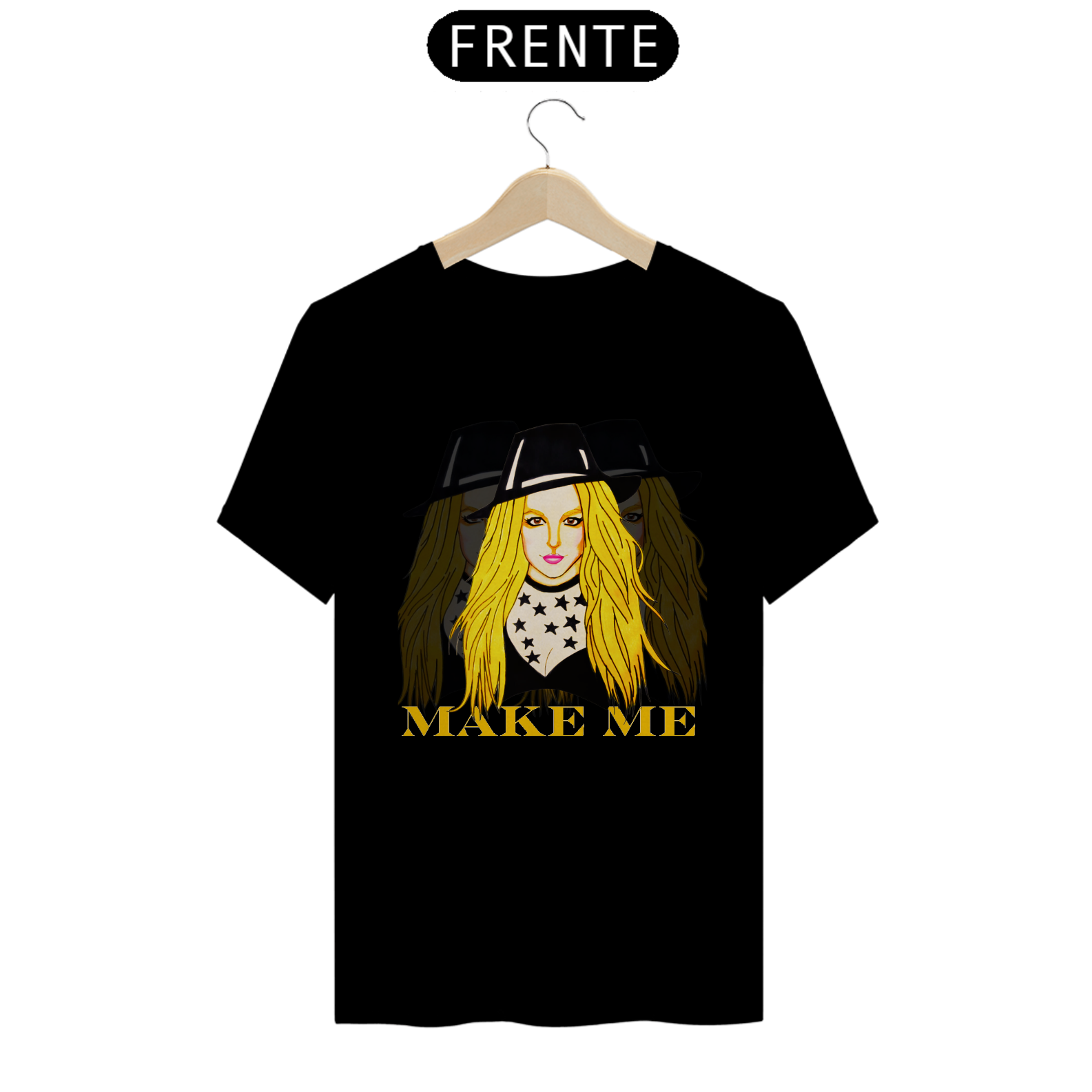 Nome do produto: Camiseta Fandom Quality Exclusiva - Britney Make Me