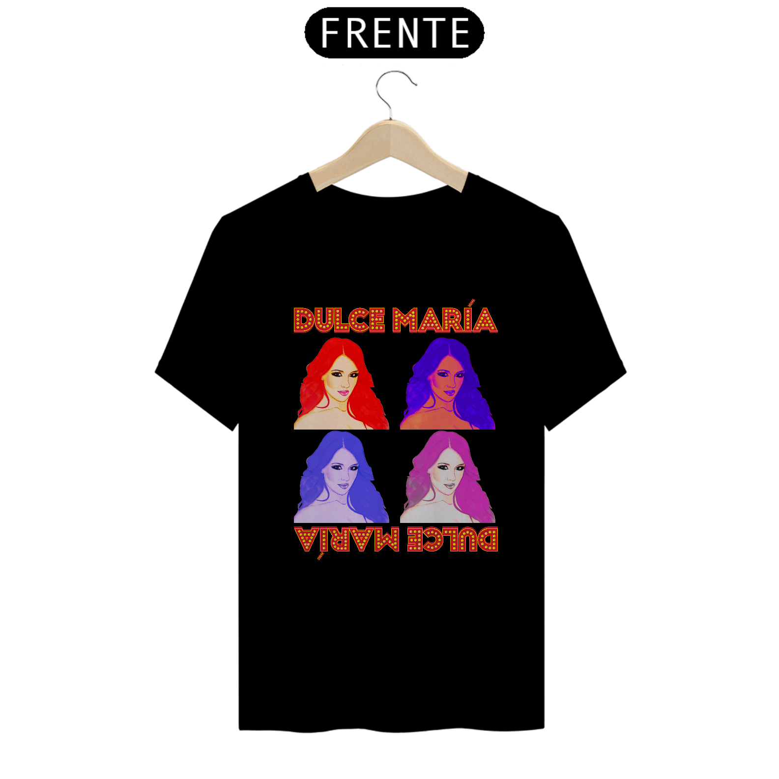 Nome do produto: Camiseta Fandom Exclusiva - Rebelde - Dulce María