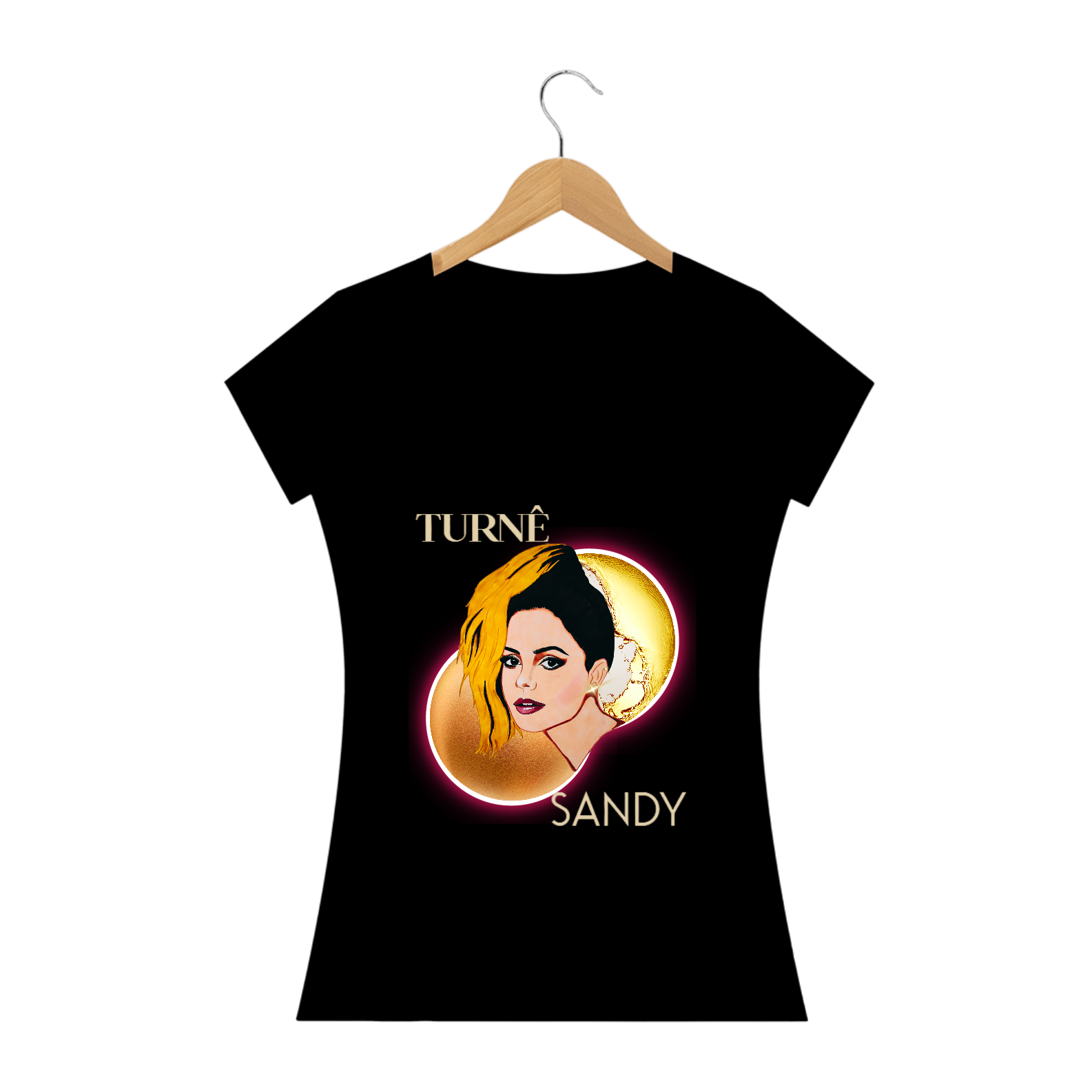 Nome do produto: Baby Long Fandom Exclusiva - Turnê Sandy Círculos