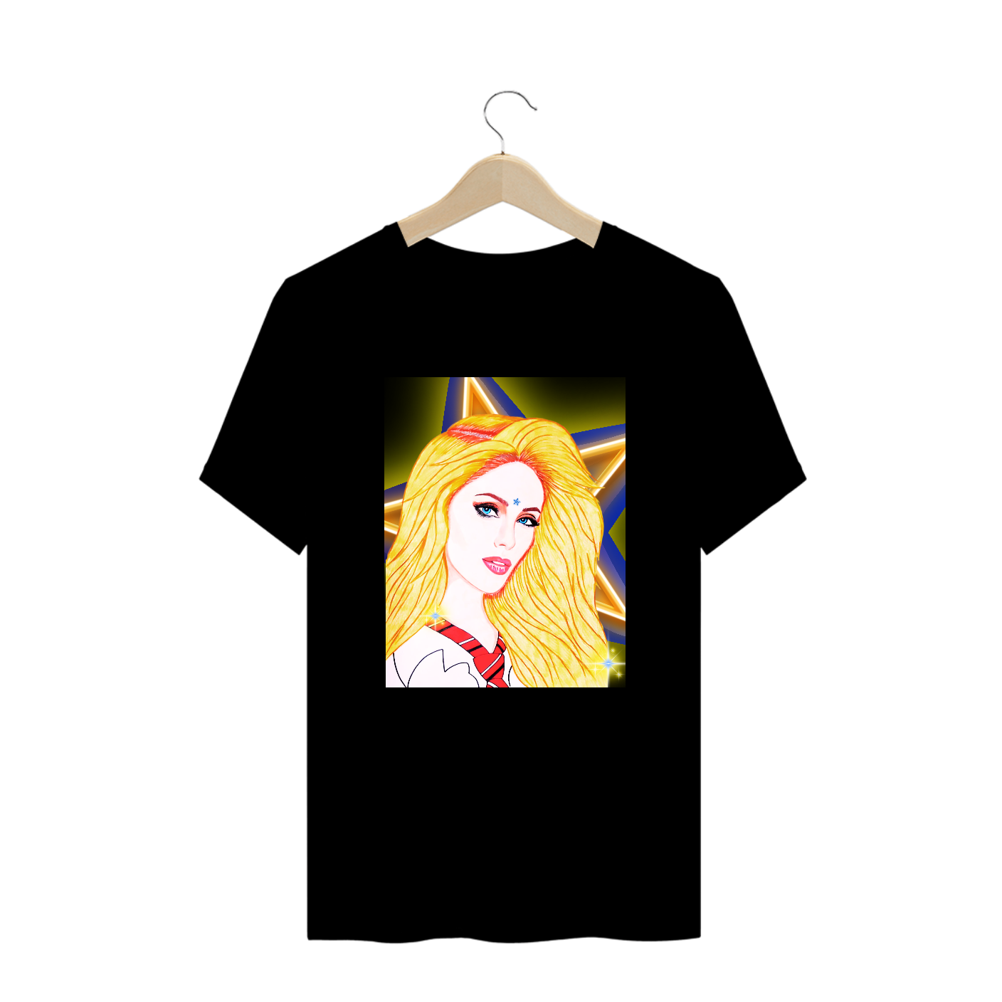 Nome do produto: Camiseta Plus Size Fandom - Anahí Estrela