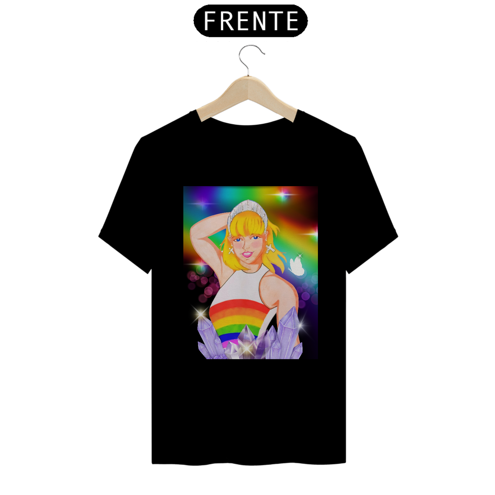 Nome do produto: Camiseta Fandom Quality - Xuxa Contra o Baixo Astral