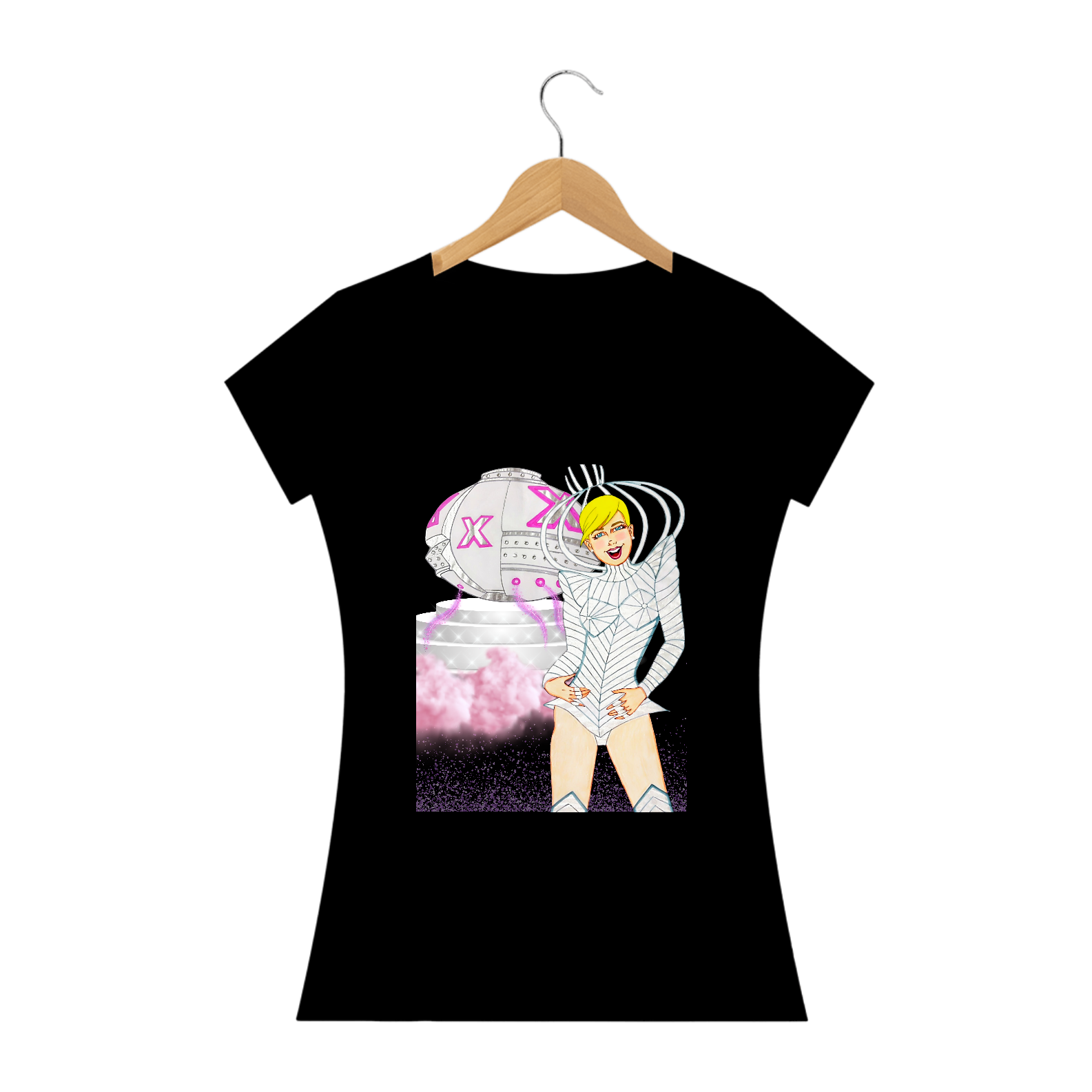 Nome do produto: Baby Long Quality - Xuxa Intergalática